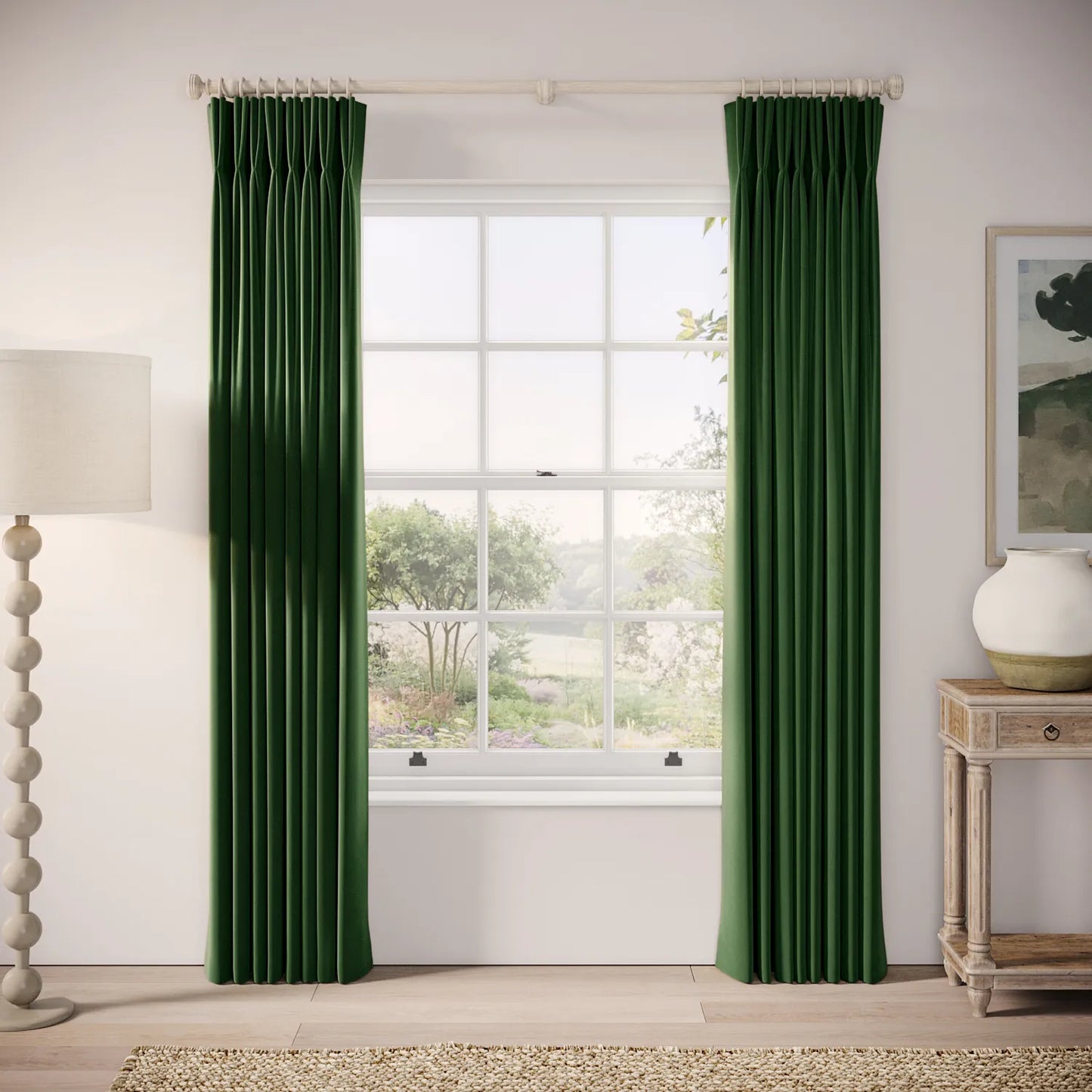 Merlin's Beard Curtains - Soft Velvet - Billiards