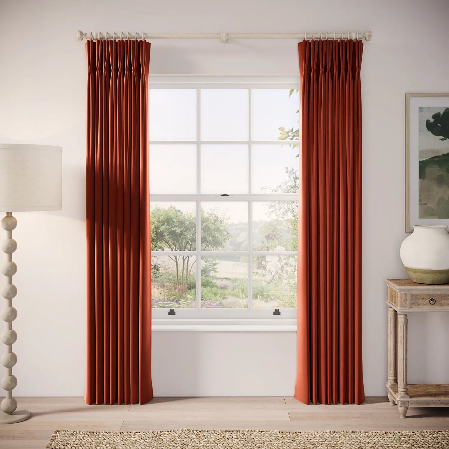 Merlin's Beard Curtains - Soft Velvet - Cookout