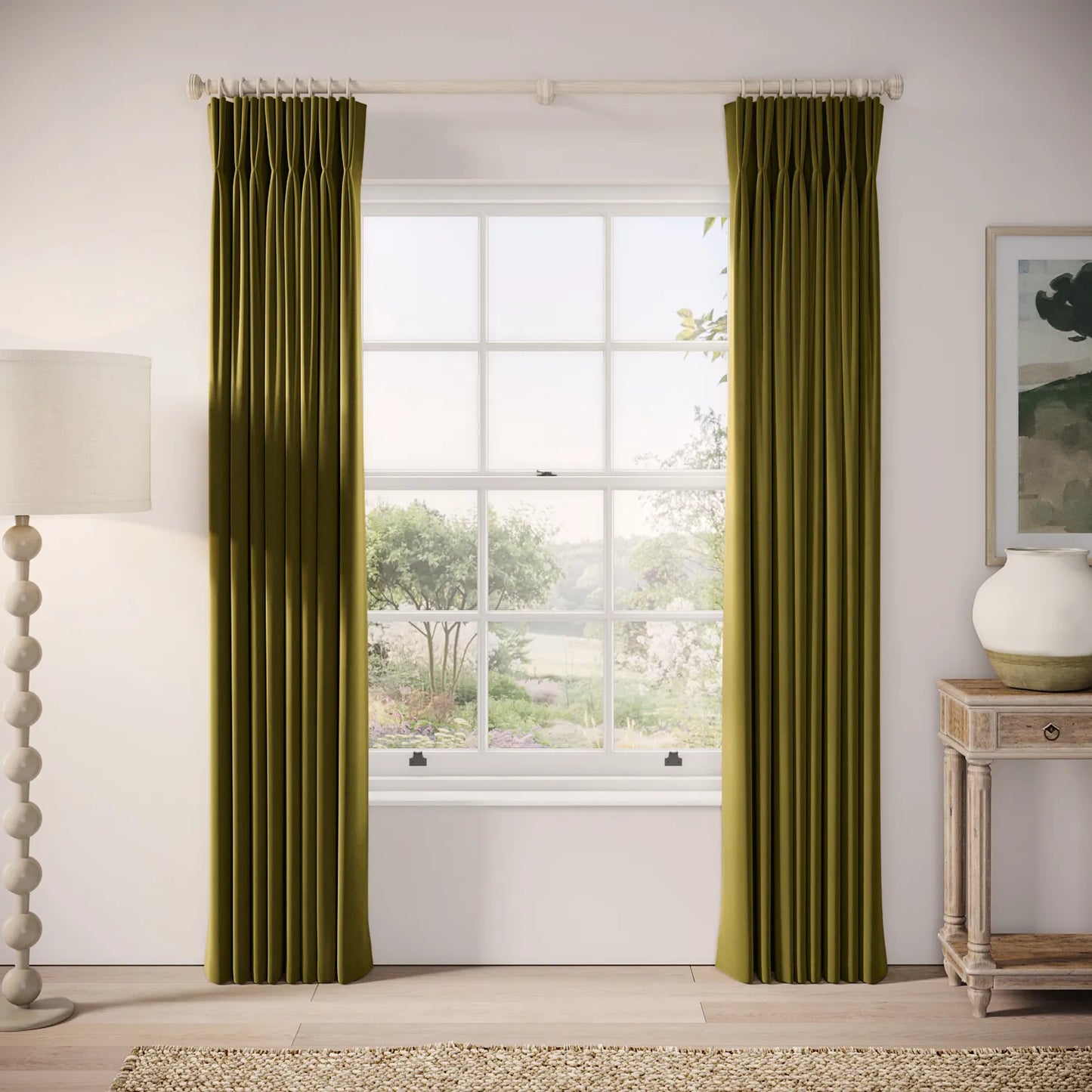 Merlin's Beard Curtains - Soft Velvet - Thicket