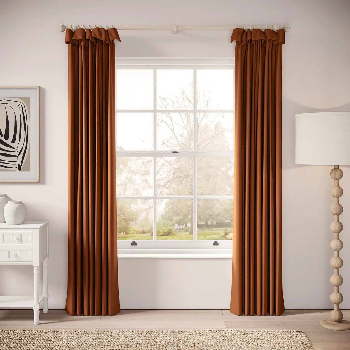 Mrs Twitchit Curtains - Brushed Cotton - Hippie Shake