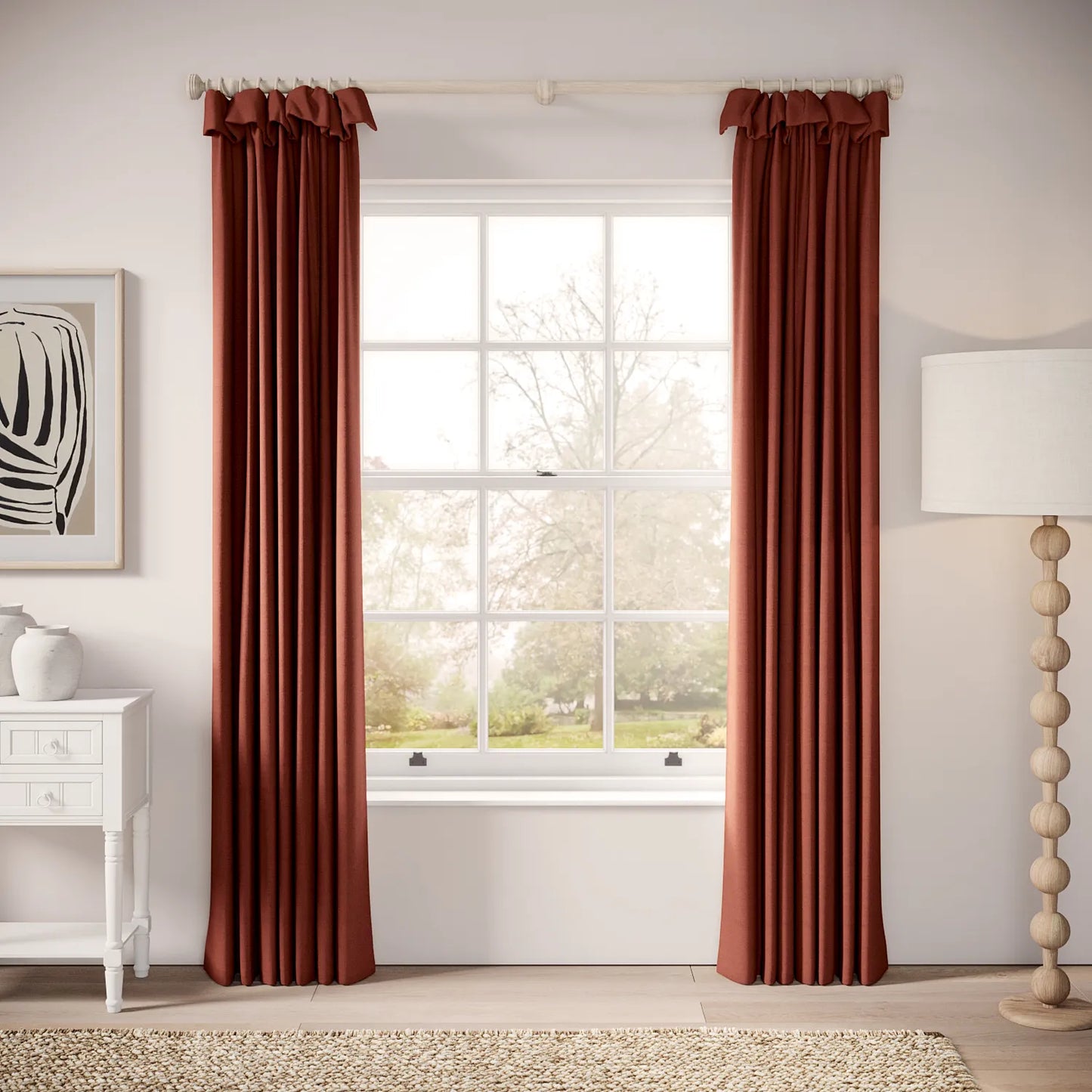 Mrs Twitchit Curtains - Pure Linen - Oscar Night