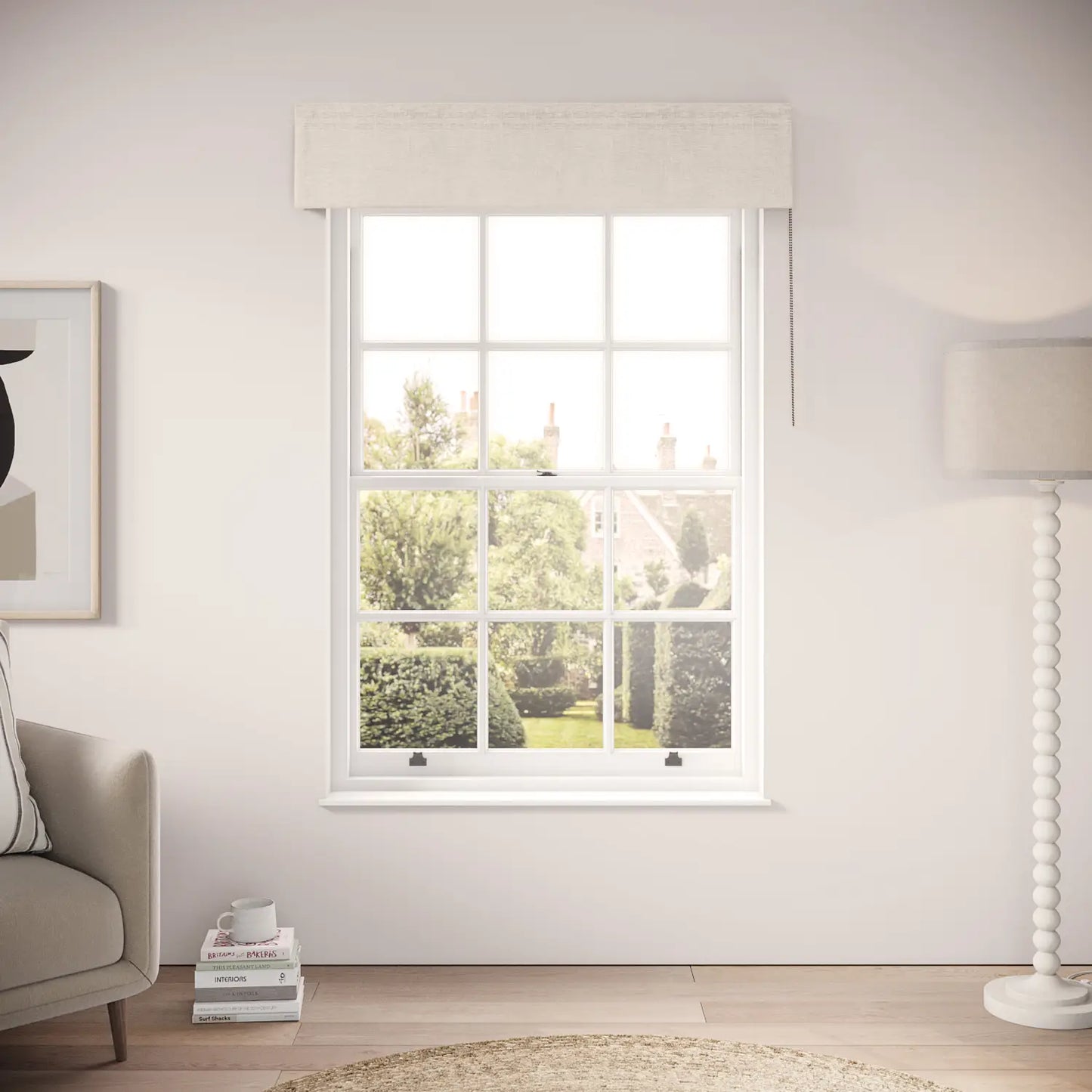 Neat Freak Blind - Slubby Sheer - Lighthouse