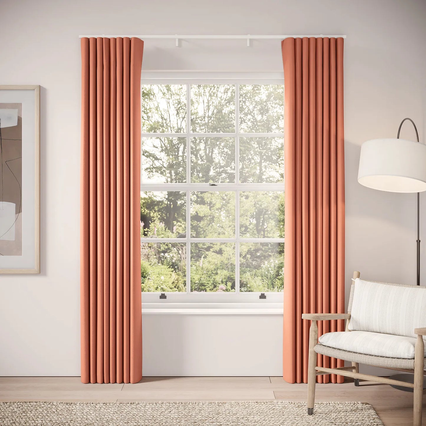 Porthcawl Curtains - Linen Blend - Dimples