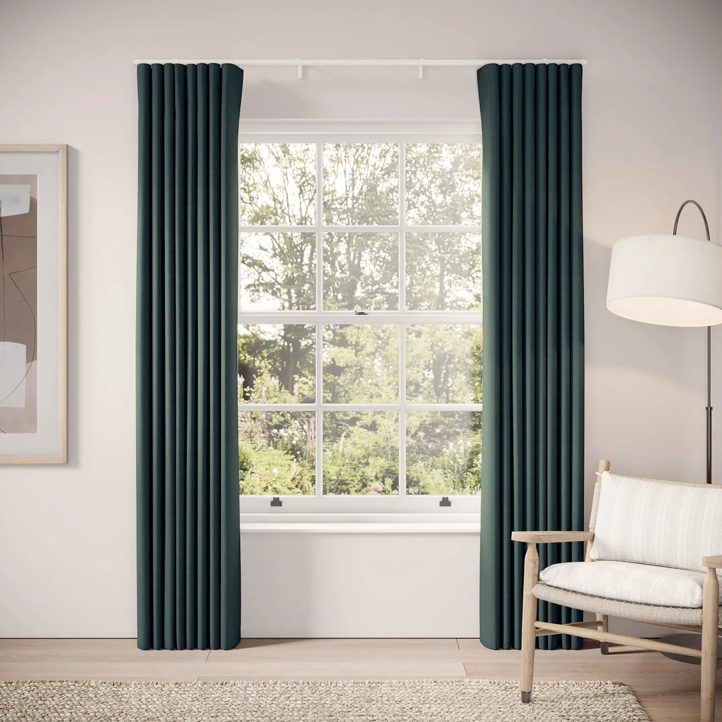 Porthcawl Curtains - Pure Linen - John Kanaka