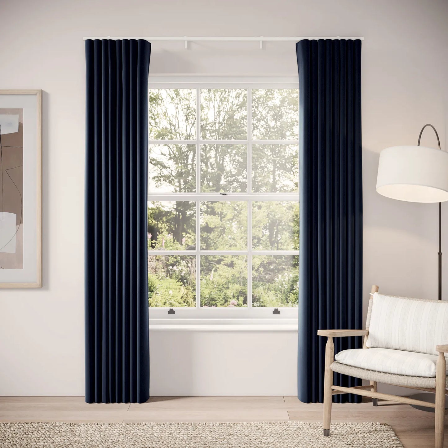 Porthcawl Curtains - Soft Velvet - Nocturne