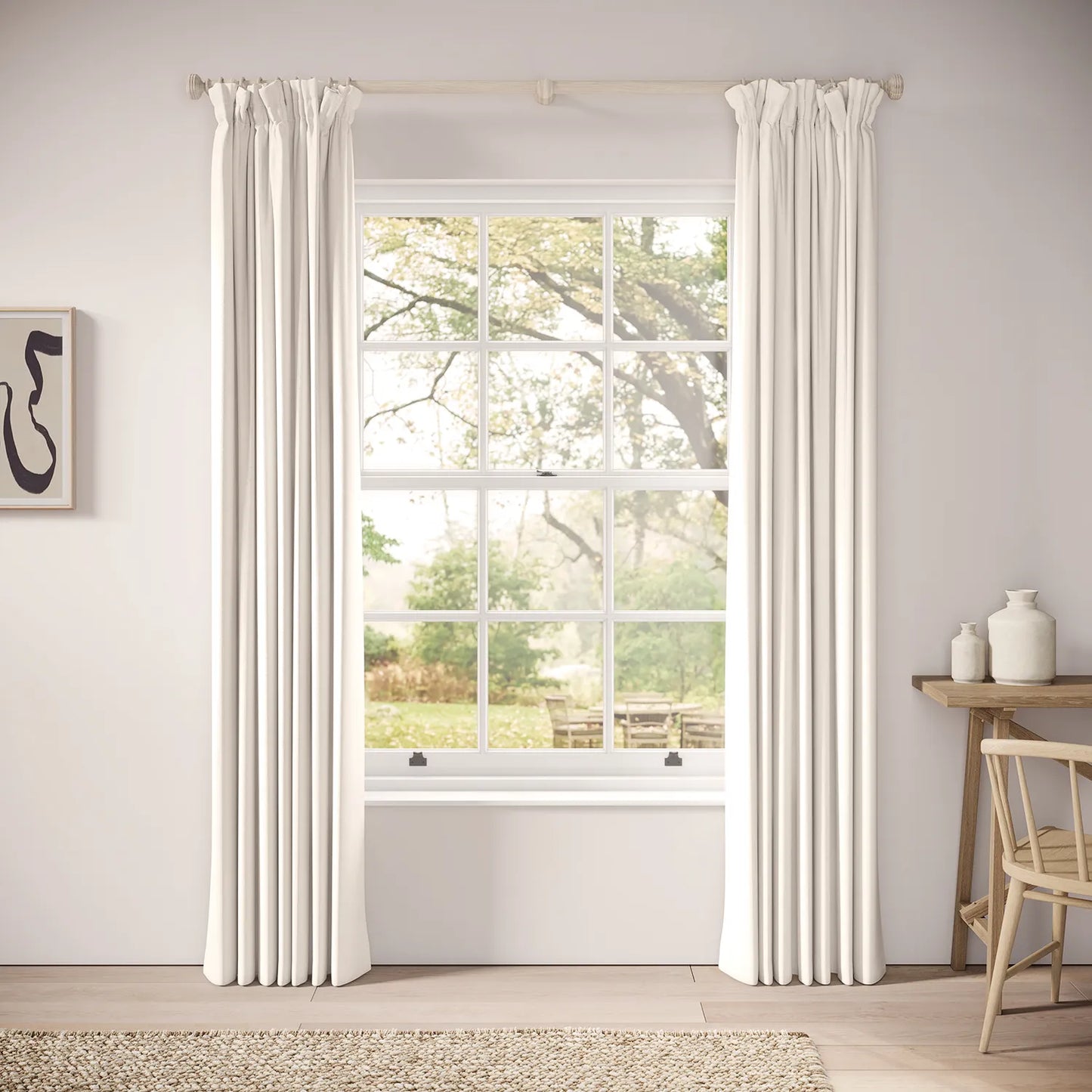 Veg Patch Curtains - Linen Blend - Chamonix