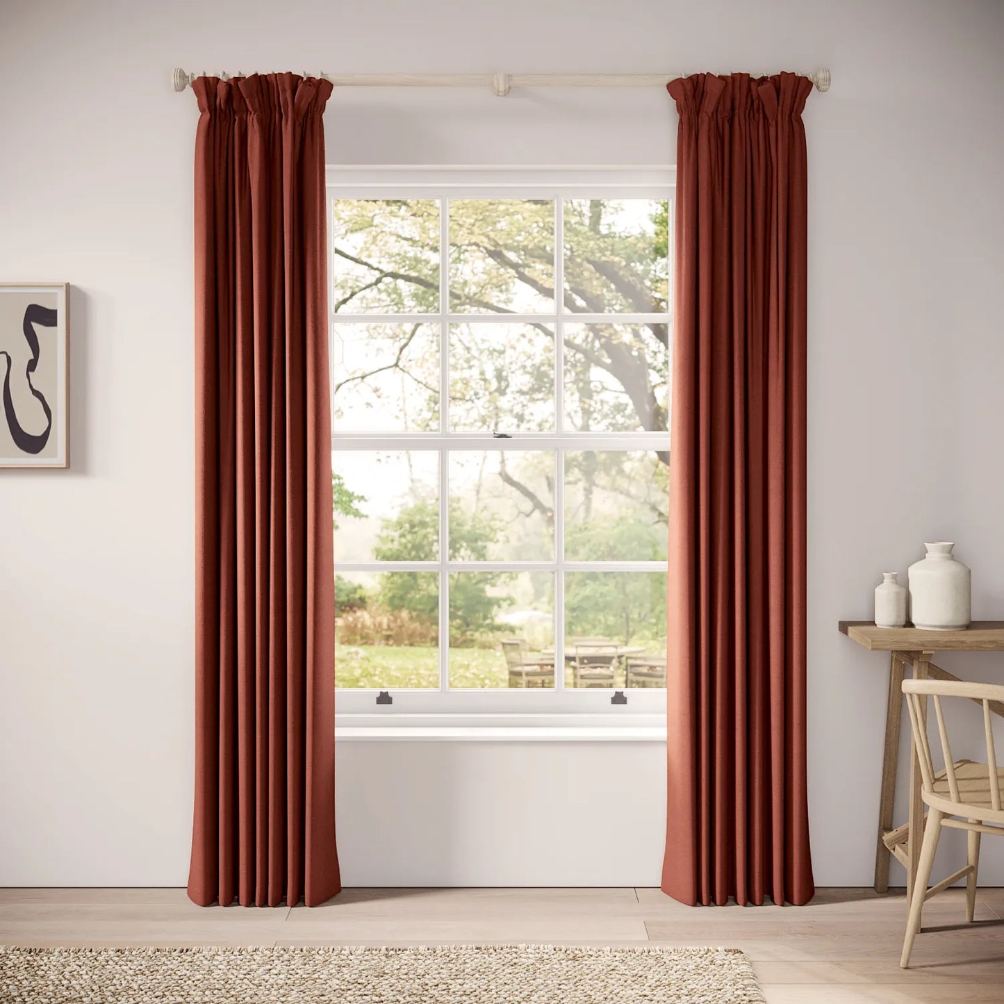 Veg Patch Curtains - Pure Linen - Oscar Night
