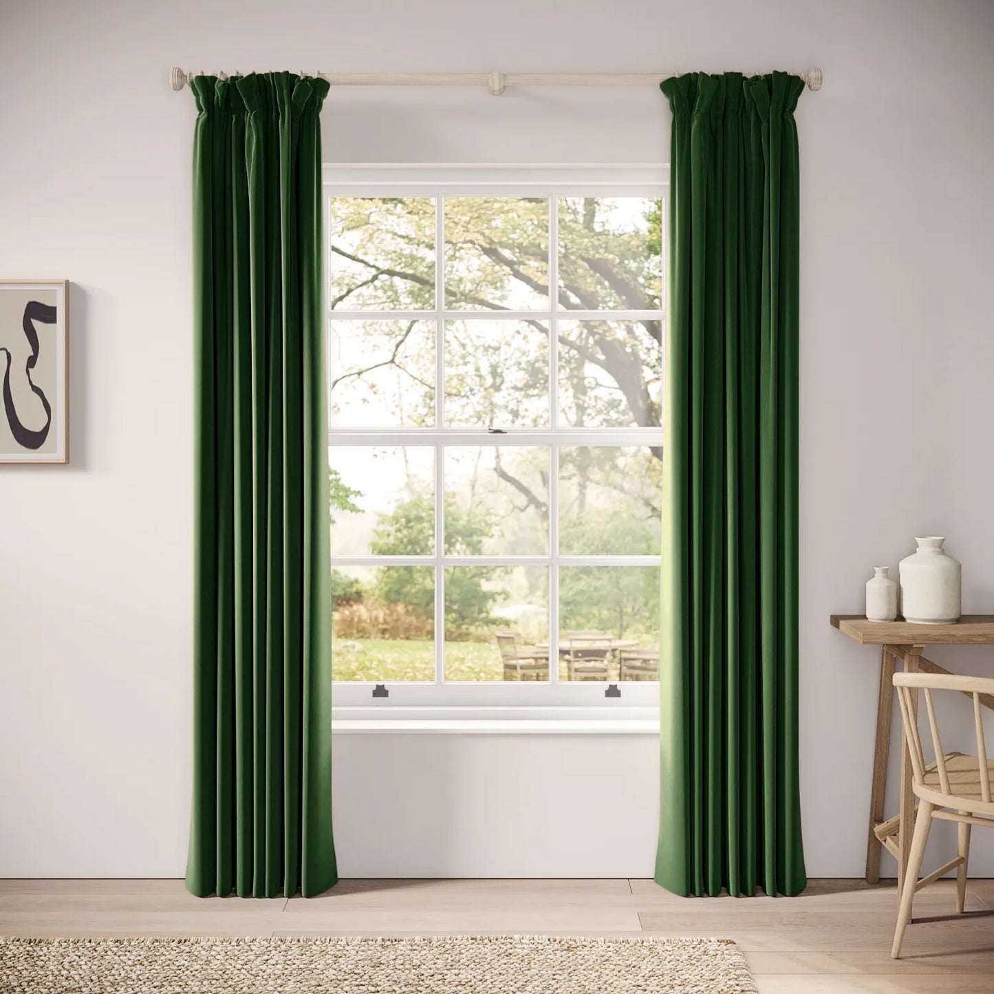 Veg Patch Curtains - Soft Velvet - Billiards