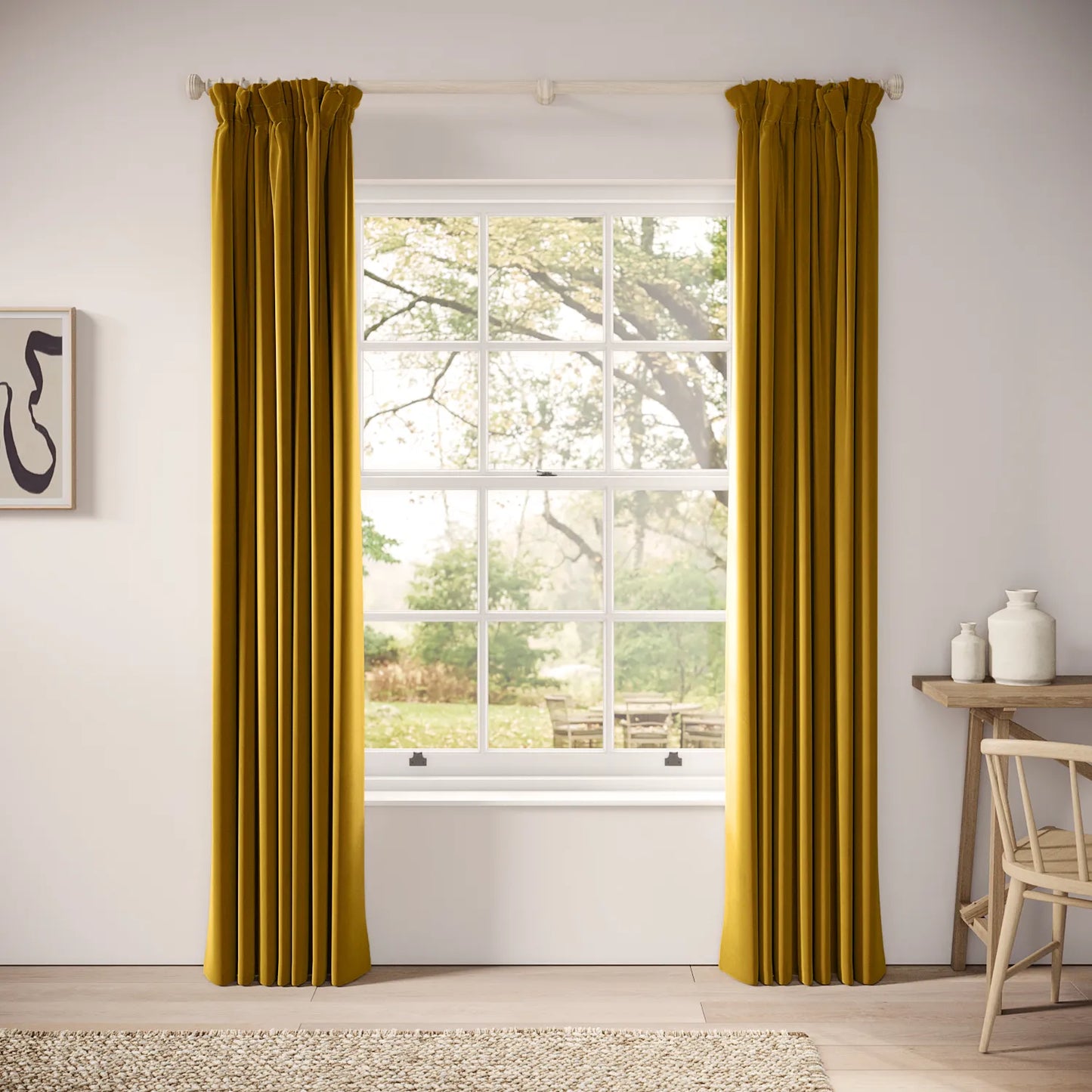 Veg Patch Curtains - Soft Velvet - Lucky Strike