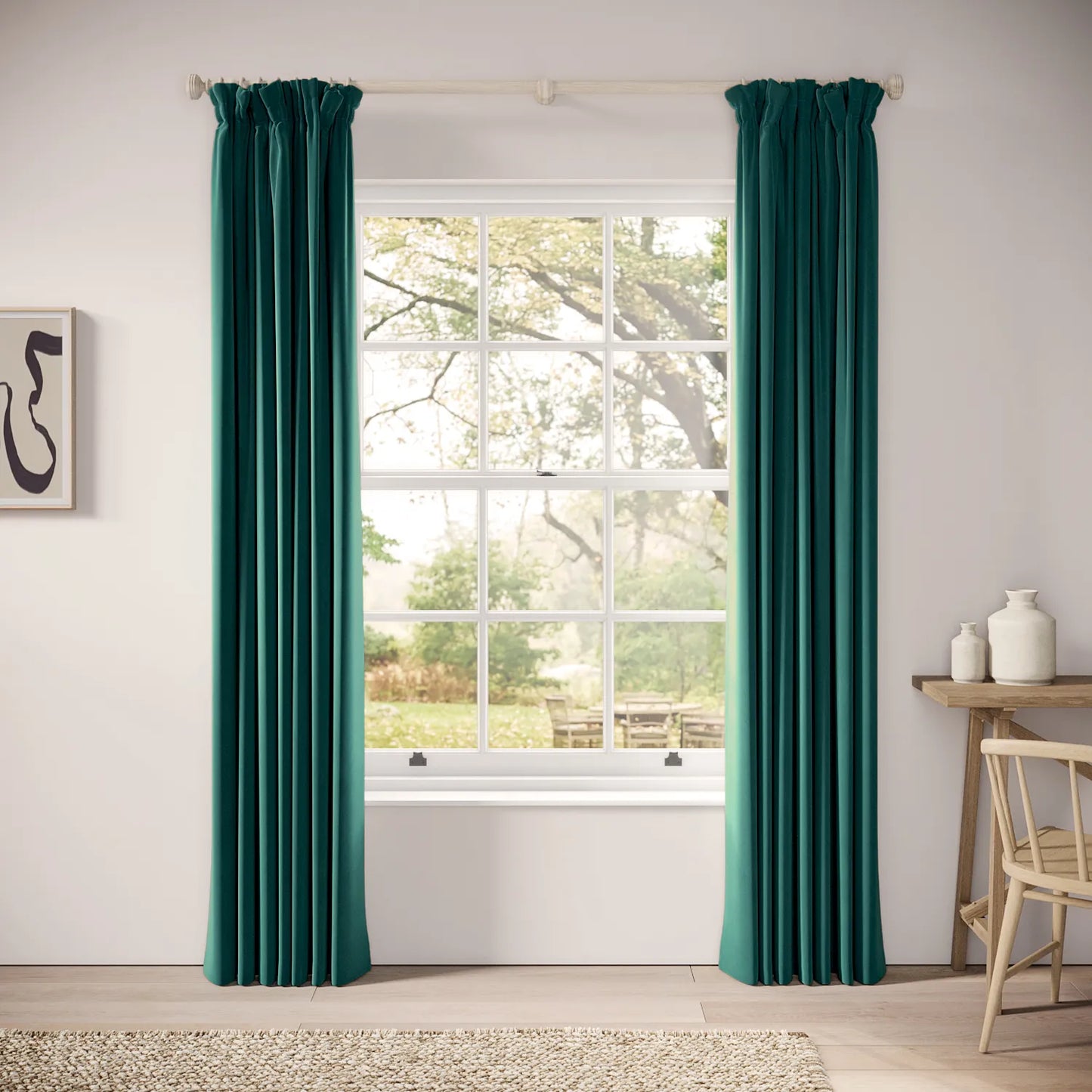 Veg Patch Curtains - Soft Velvet - Mothercombe