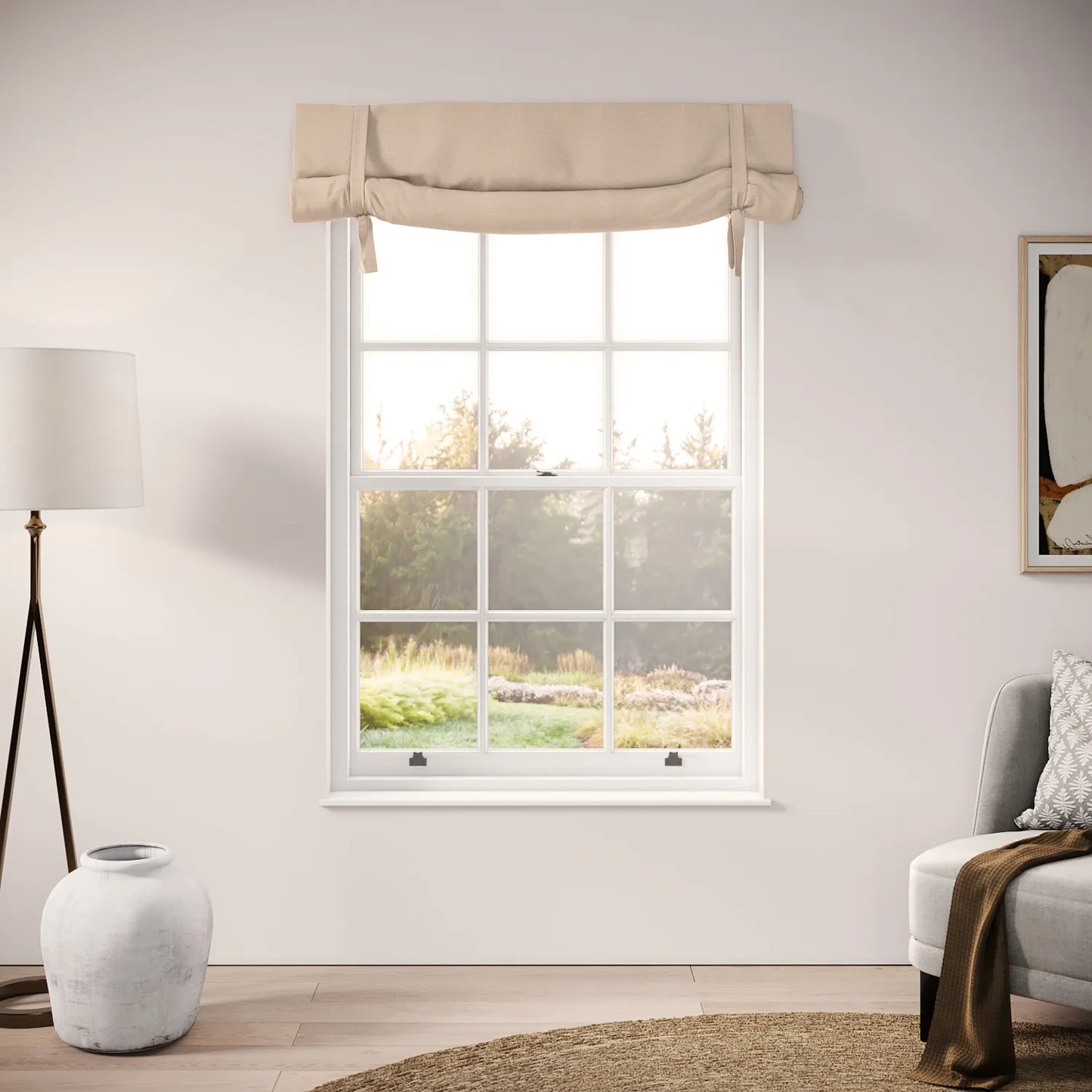 Agnetha Blind - Pure Linen - Conch