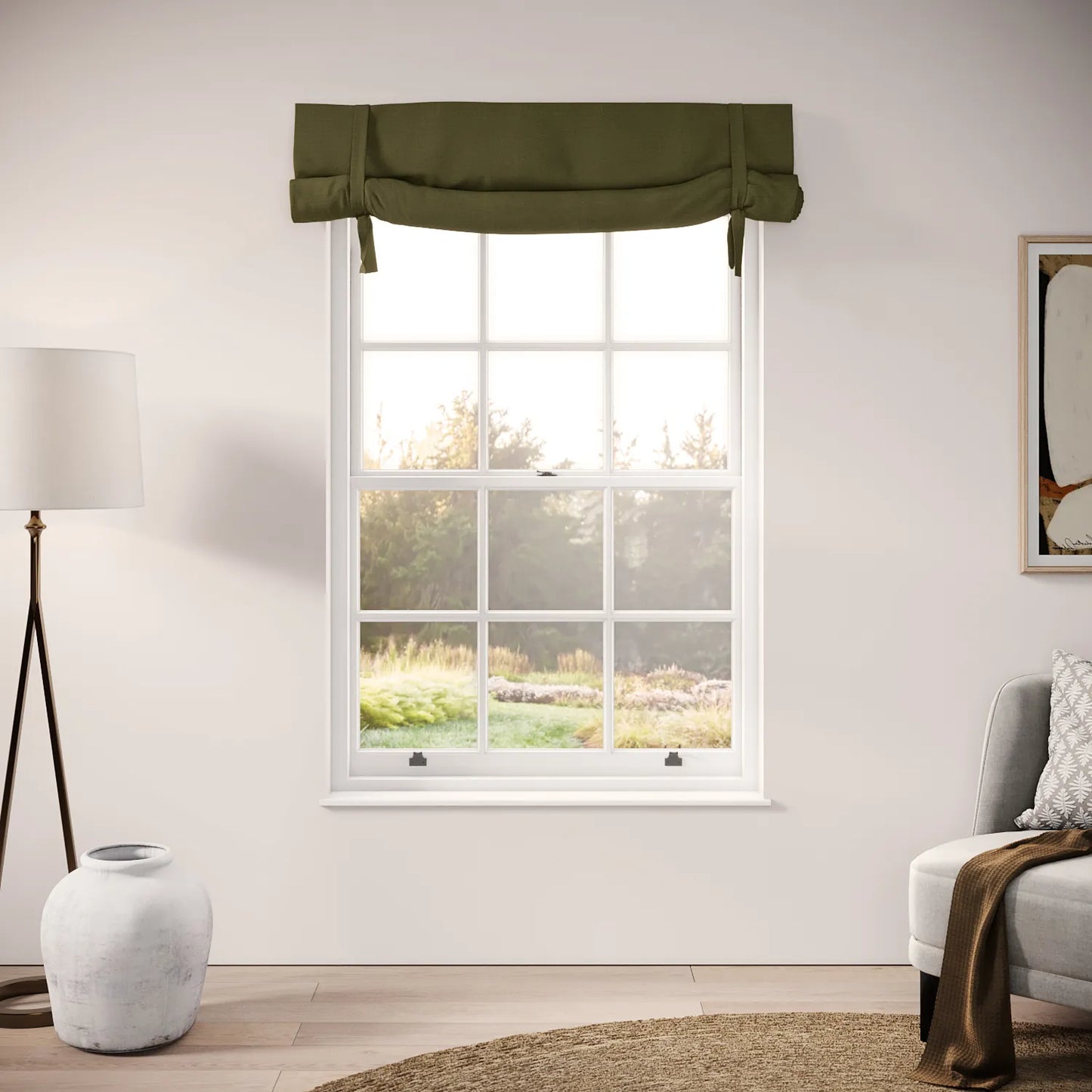 Agnetha Blind - Pure Linen - Mossify