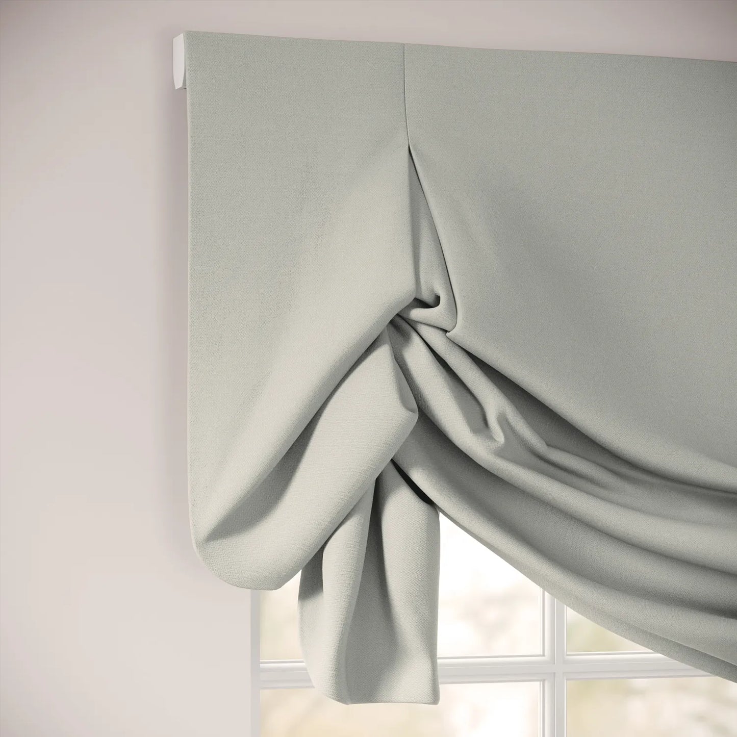 Big Smoke Blind - Linen Blend - Villa Blue