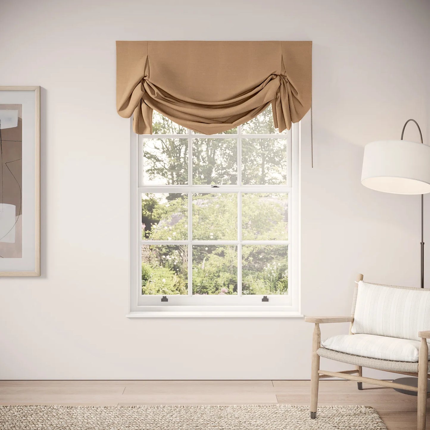 Big Smoke Blind - Pure Linen - Dust Bunny