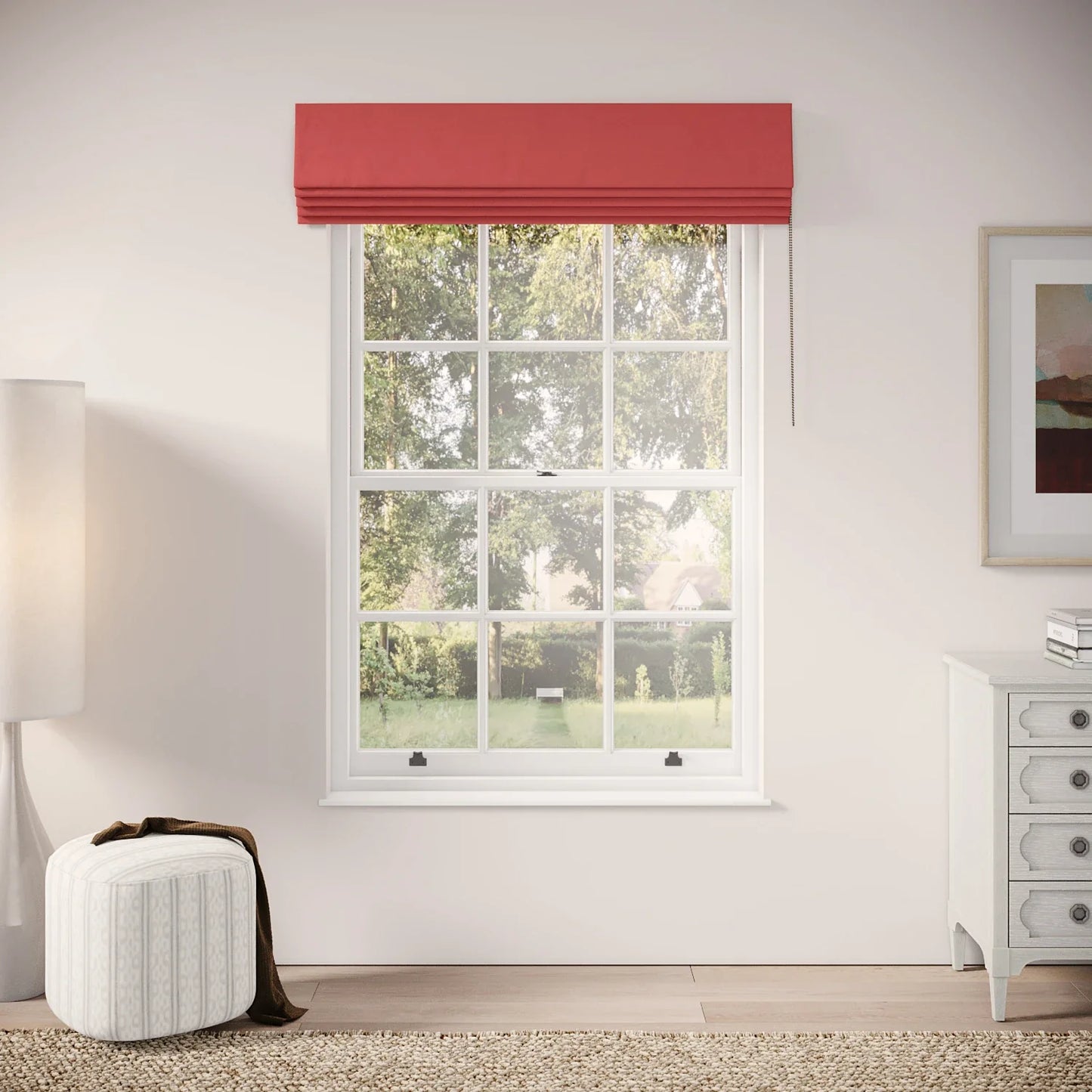 Cup of Sugar Blind - Linen Blend - Crimsonite