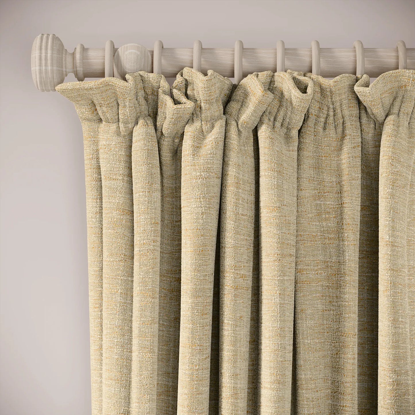 Cwtch Curtains - Eco Boucle - Demerara
