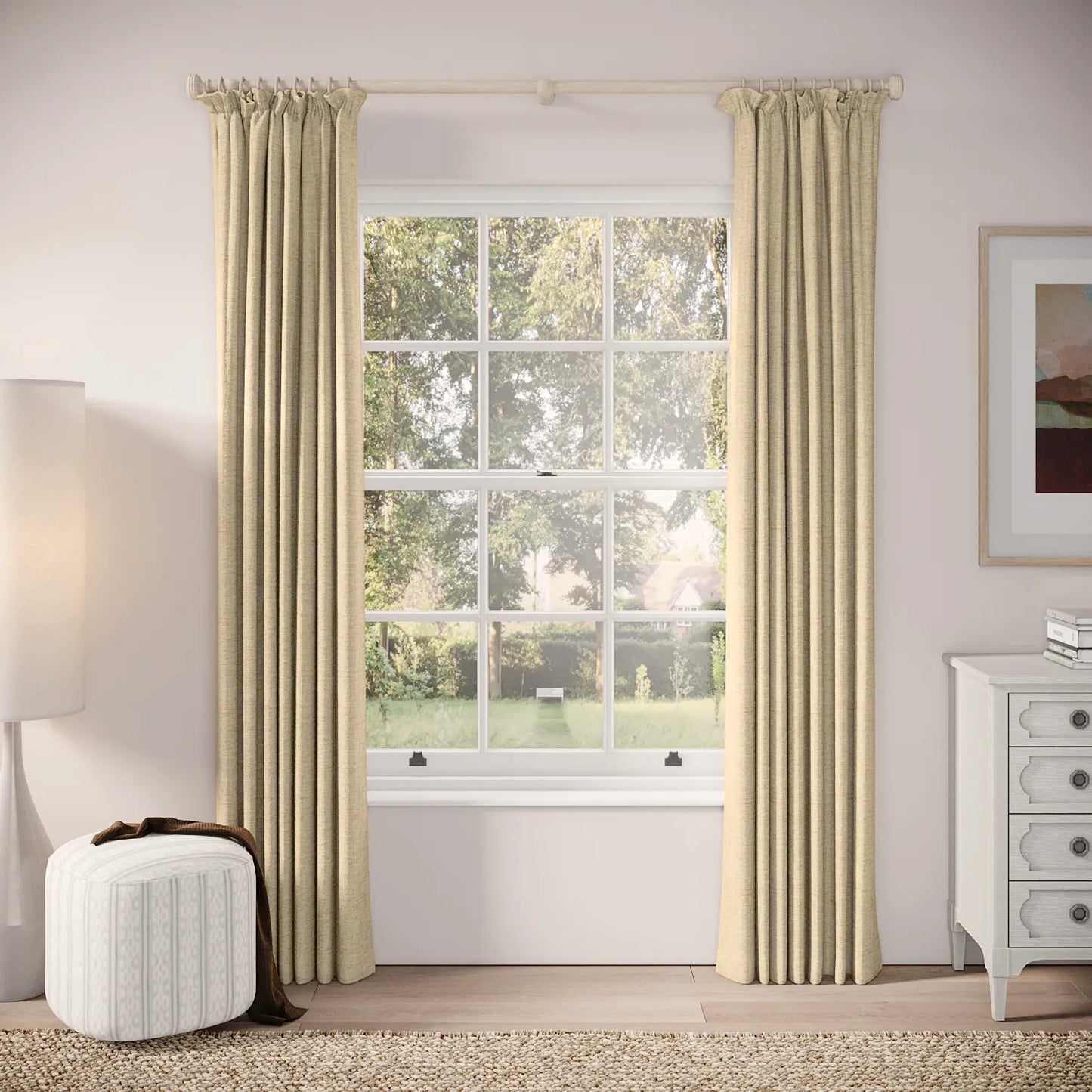 Cwtch Curtains - Eco Boucle - Demerara