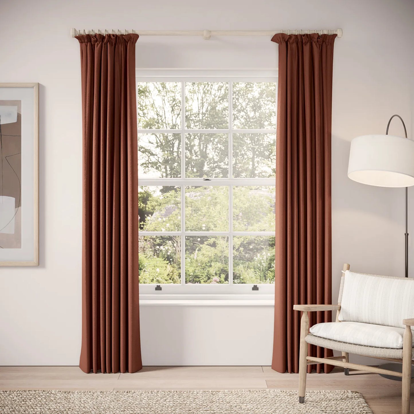 Cwtch Curtains - Eco Weave - Brimstone