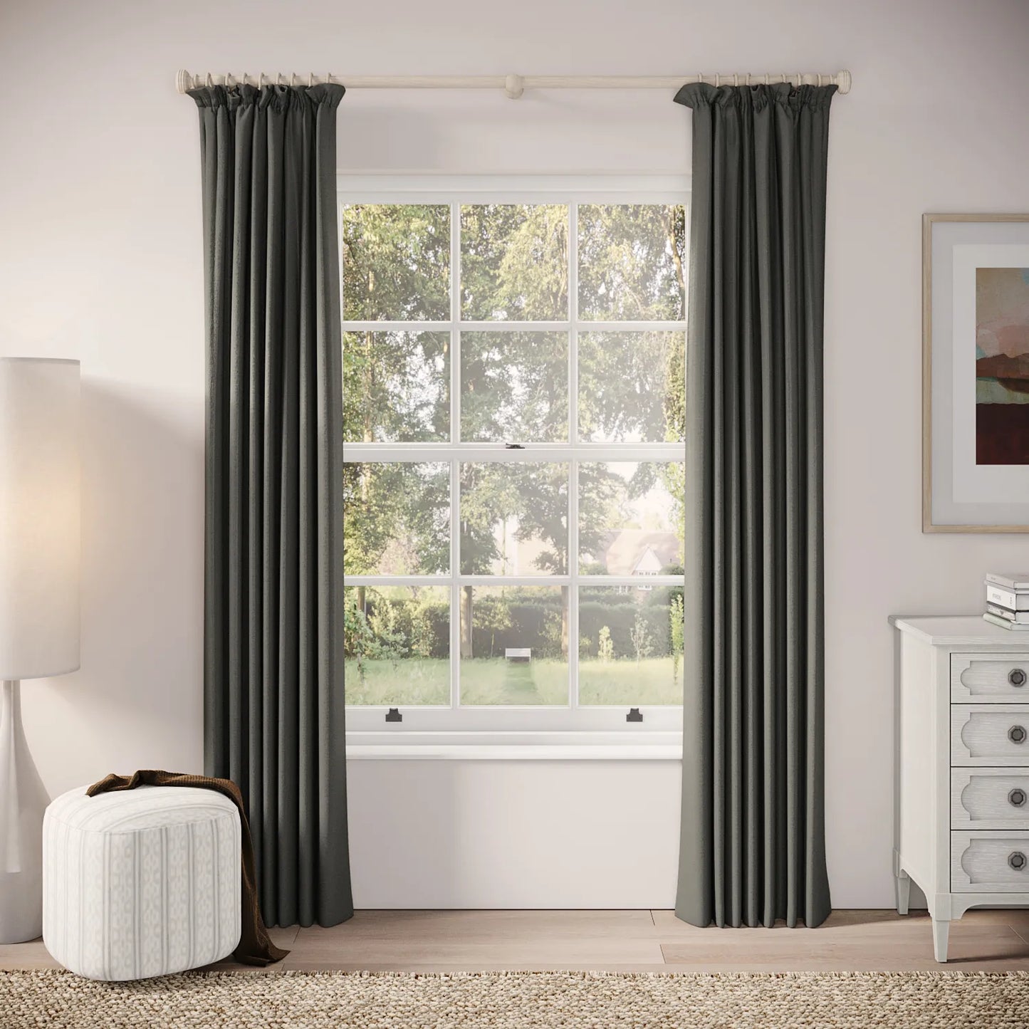 Cwtch Curtains - Eco Weave - Nimbus