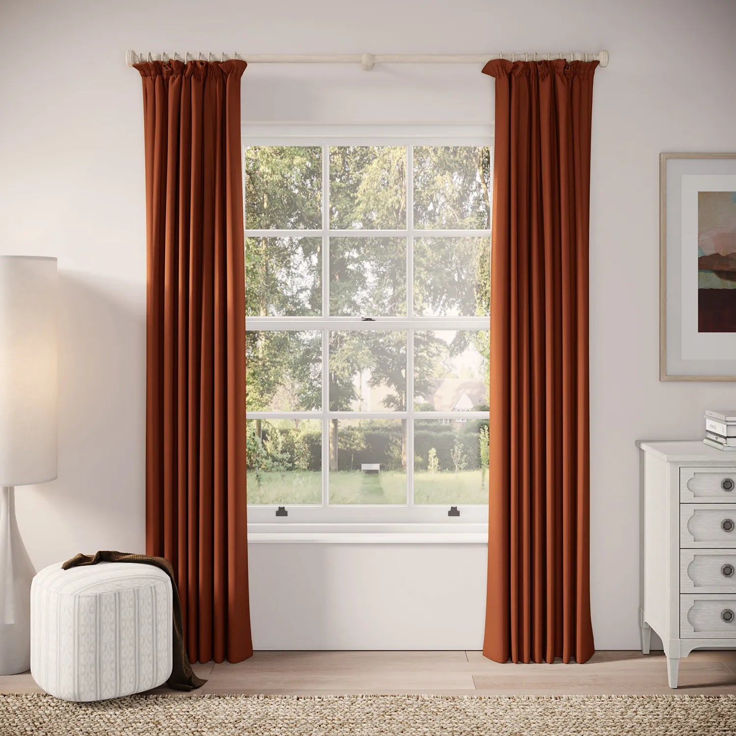 Cwtch Curtains - Linen Blend - Flare
