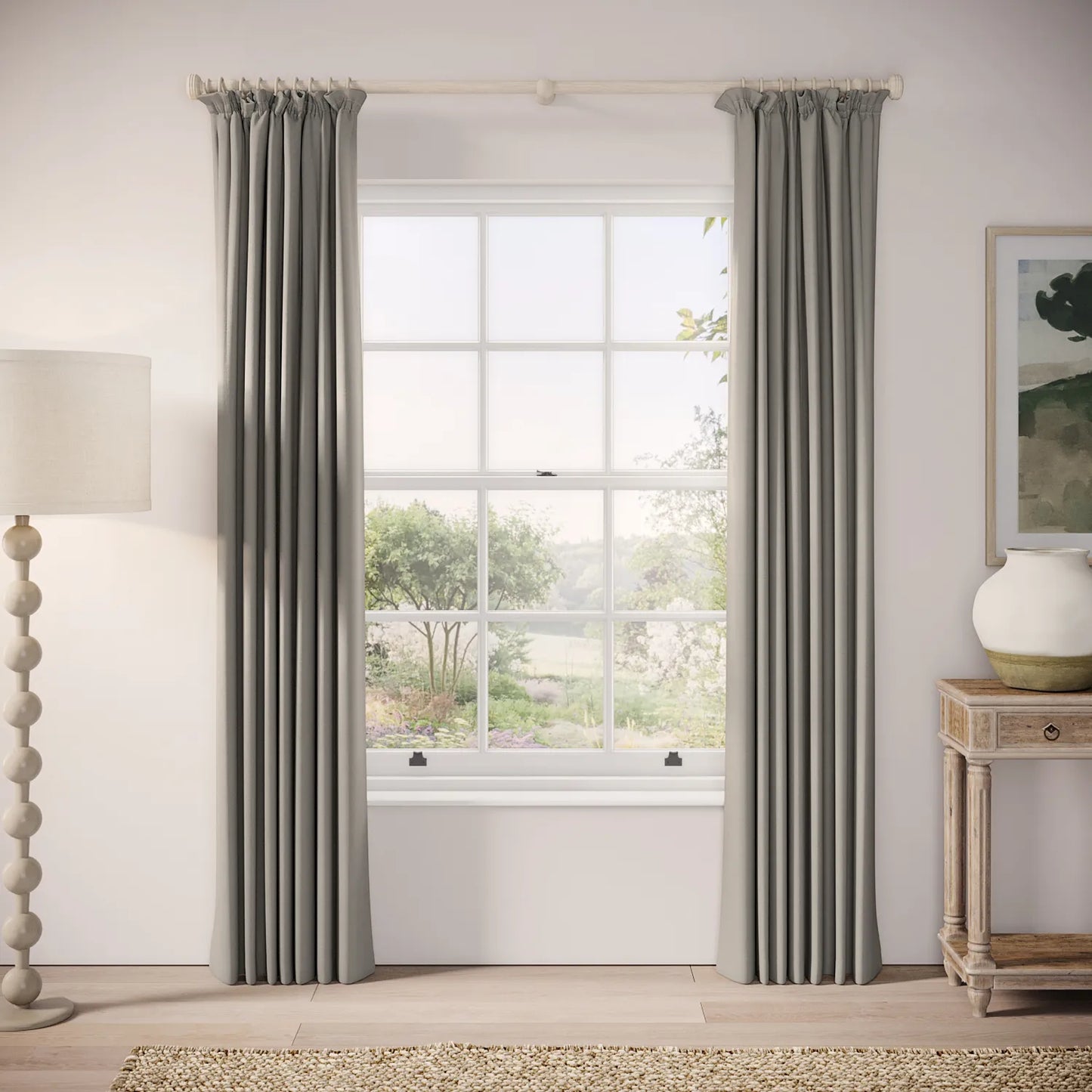 Cwtch Curtains - Linen Blend - St Clements