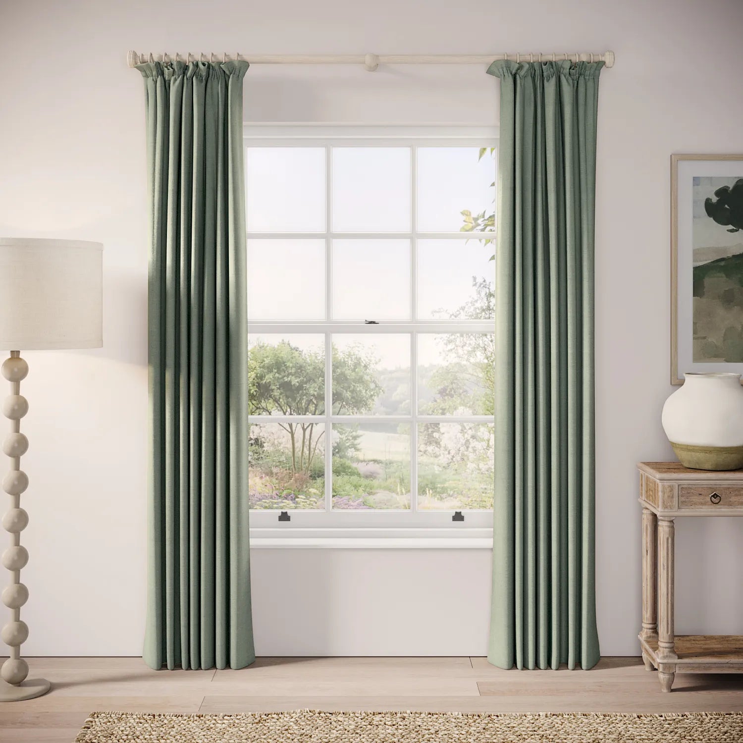 Cwtch Curtains - Pure Linen - Barmouth