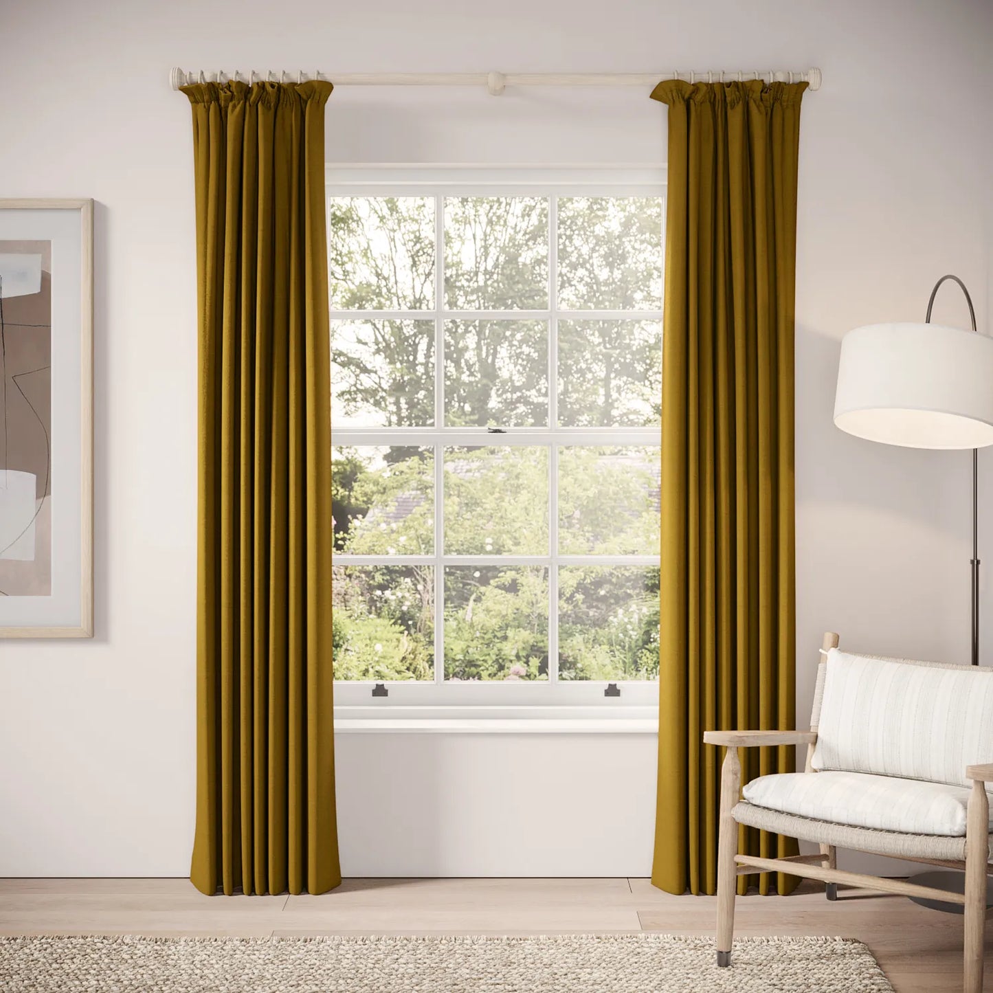 Cwtch Curtains - Pure Linen - Cezanne