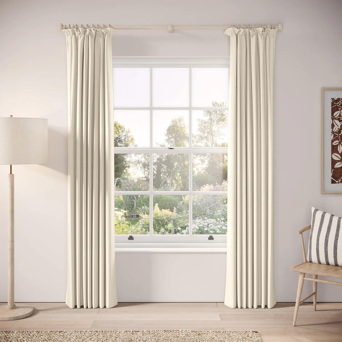 Cwtch Curtains - Pure Linen - Shakespeare