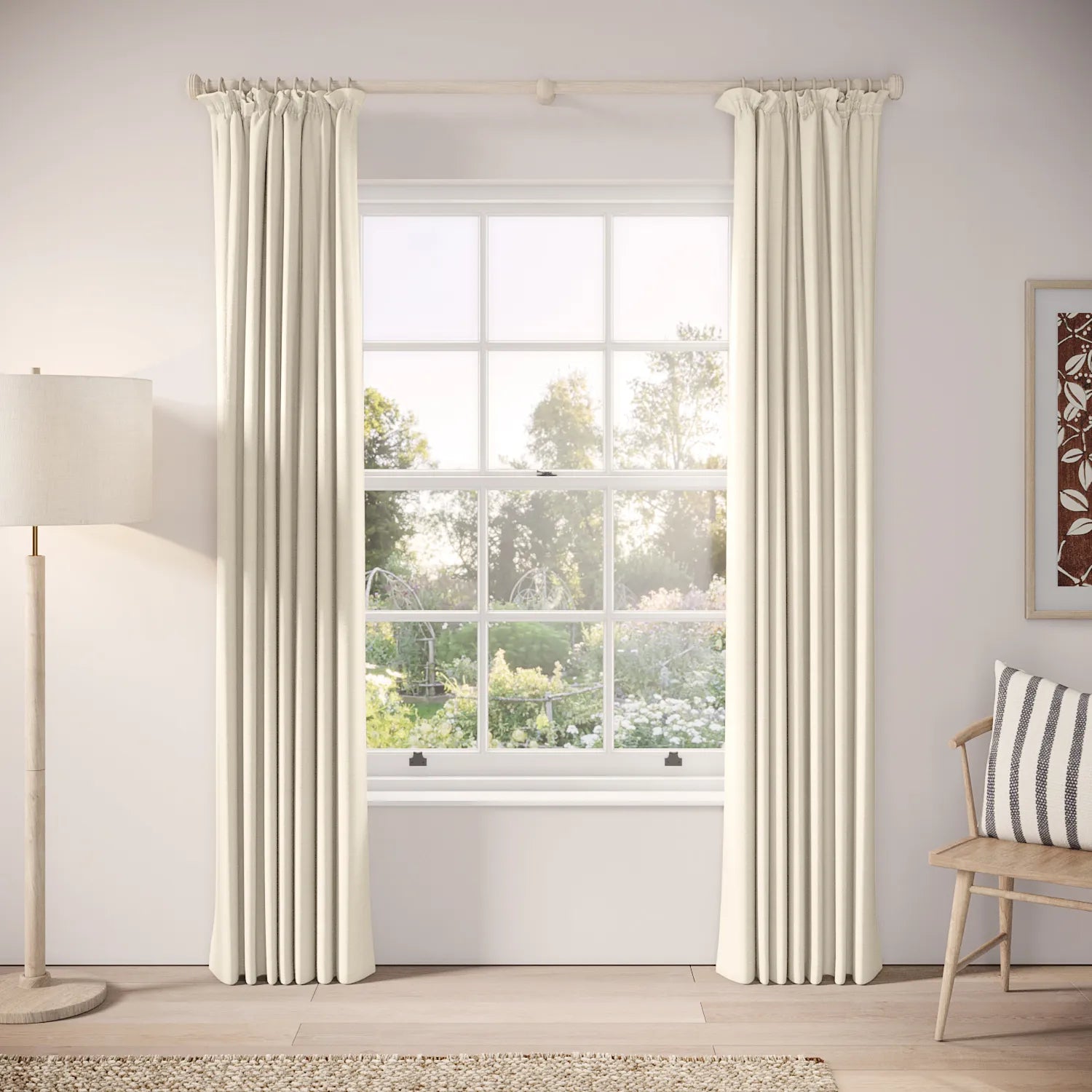 Cwtch Curtains - Pure Linen - Shakespeare