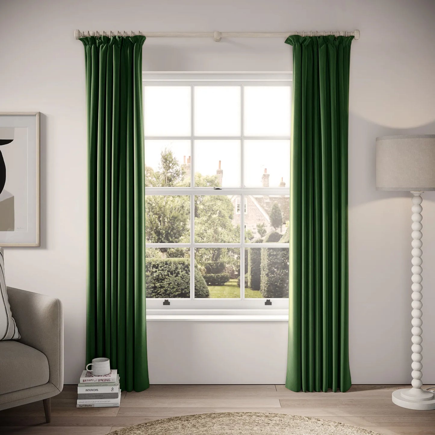 Cwtch Curtains - Soft Velvet - Billiards