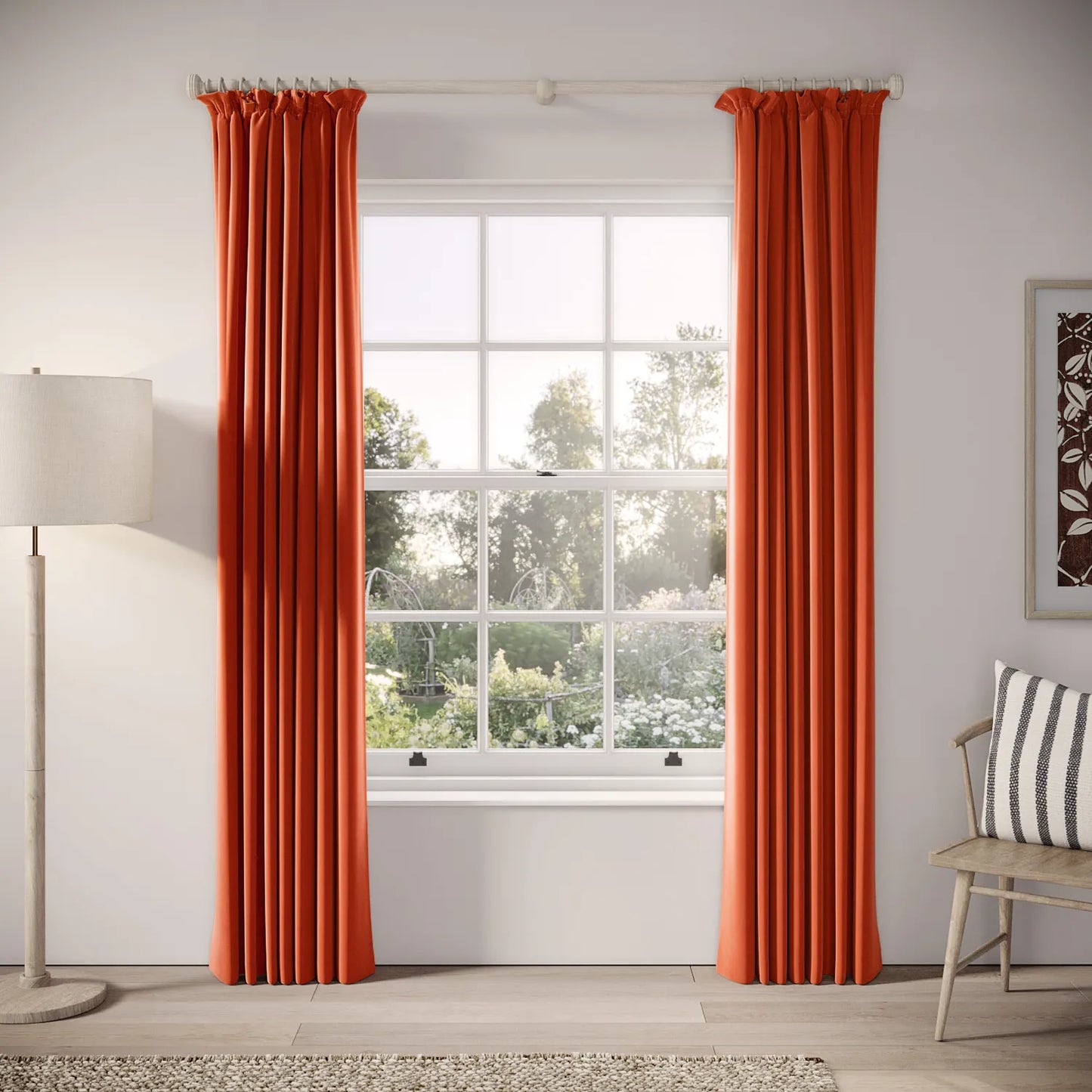 Cwtch Curtains - Soft Velvet - Logburner