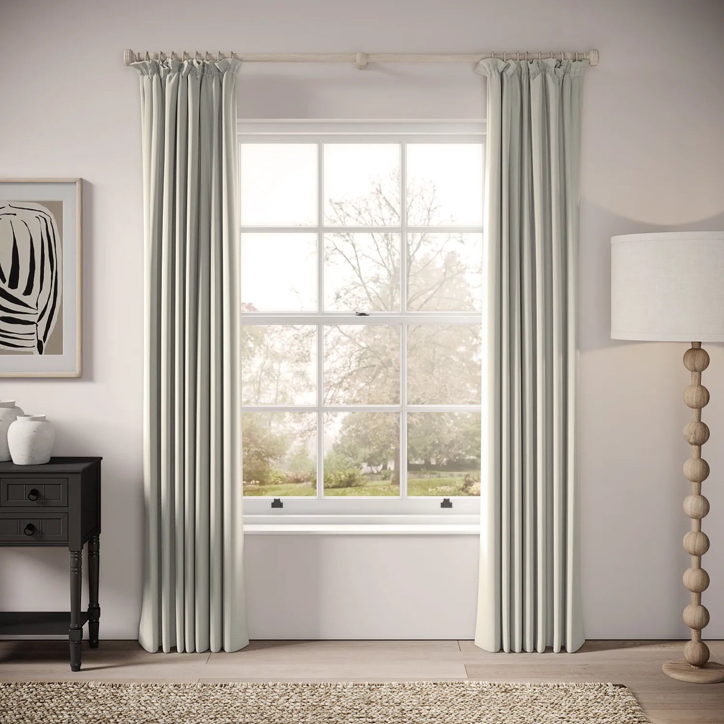 Cwtch Curtains - Soft Velvet - Mog