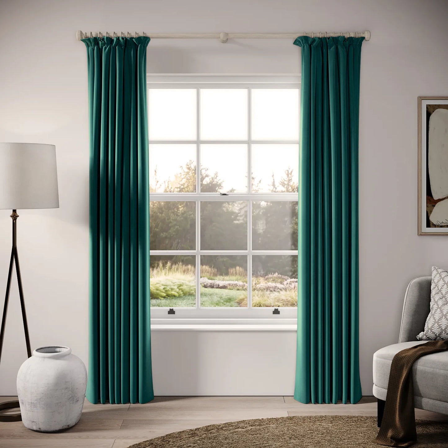 Cwtch Curtains - Soft Velvet - Mothercombe