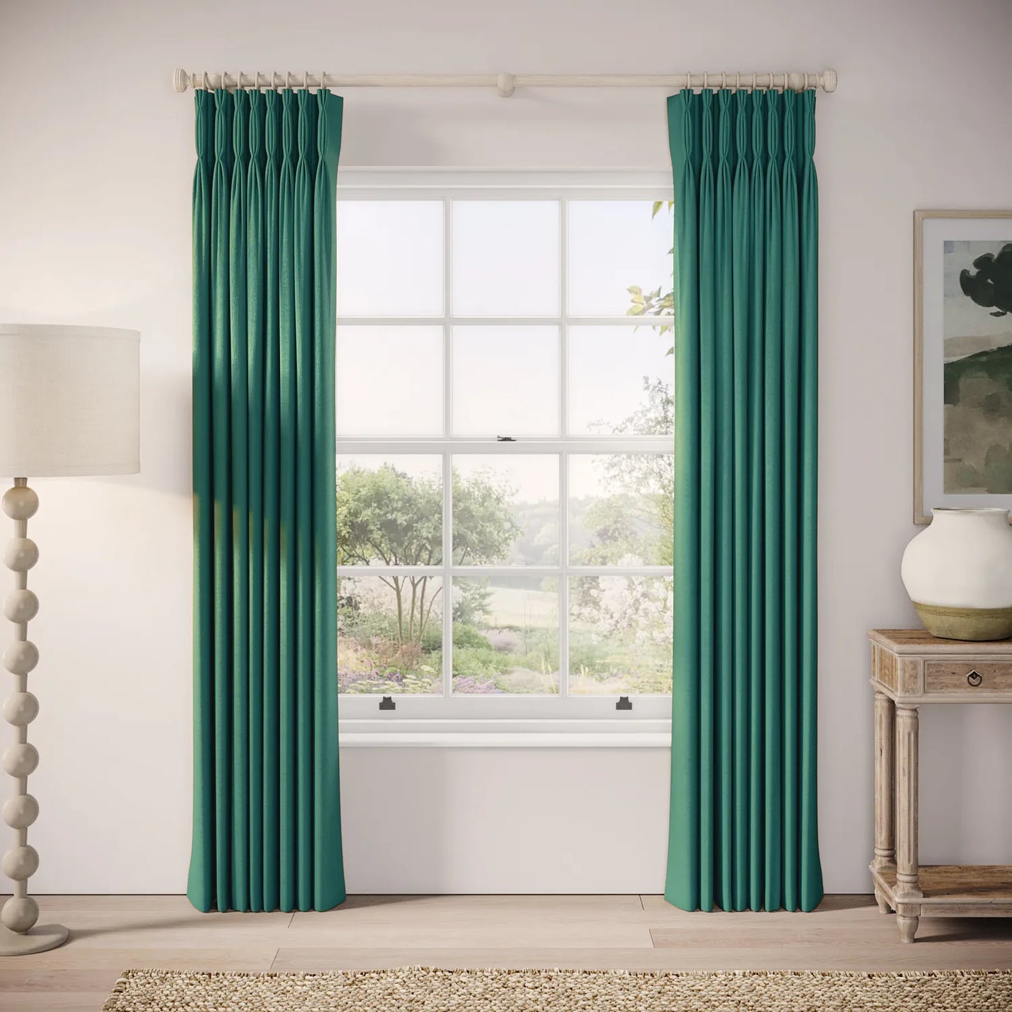 Double Dutch Curtains - Linen Blend - Agra
