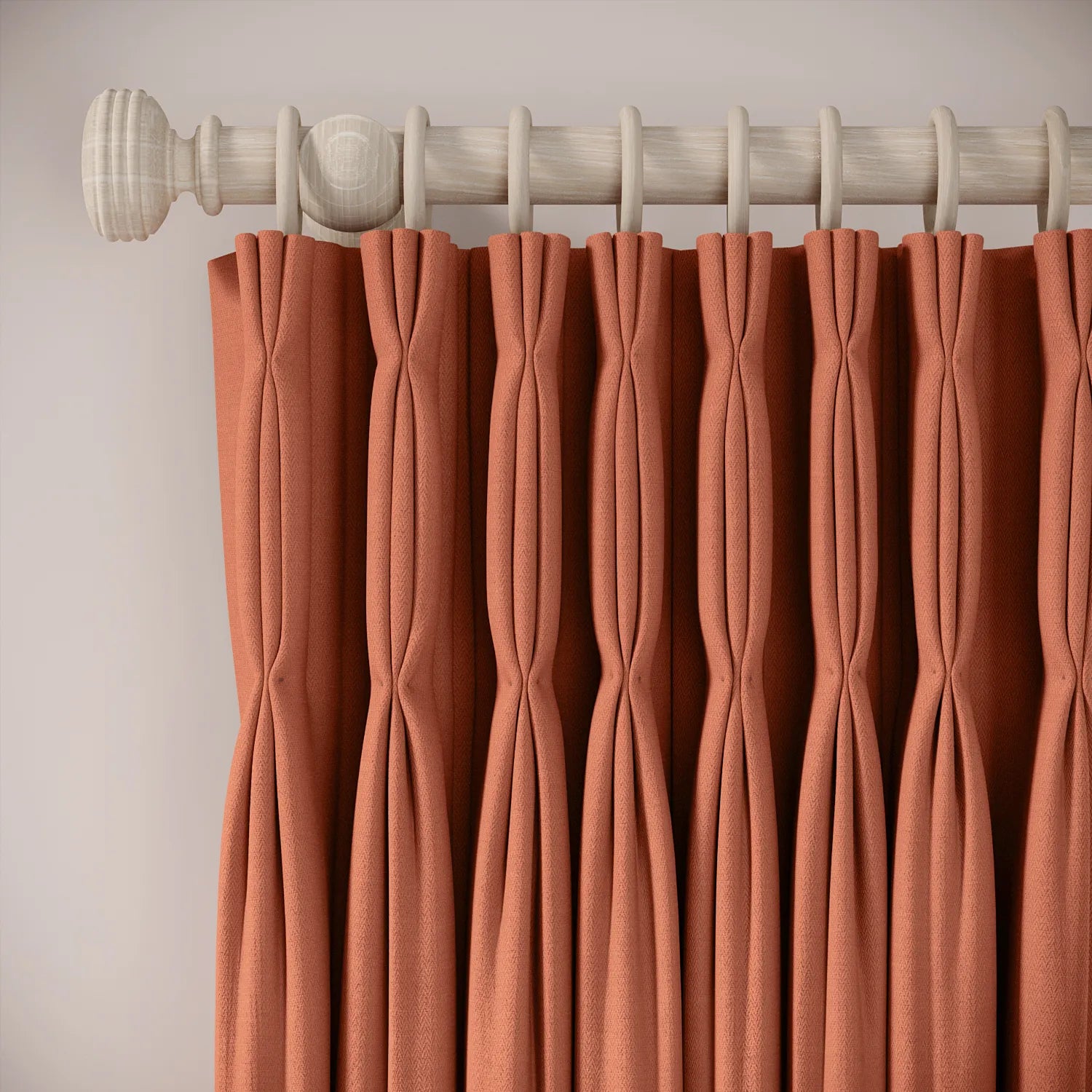 Double Dutch Curtains - Linen Blend - Dimples