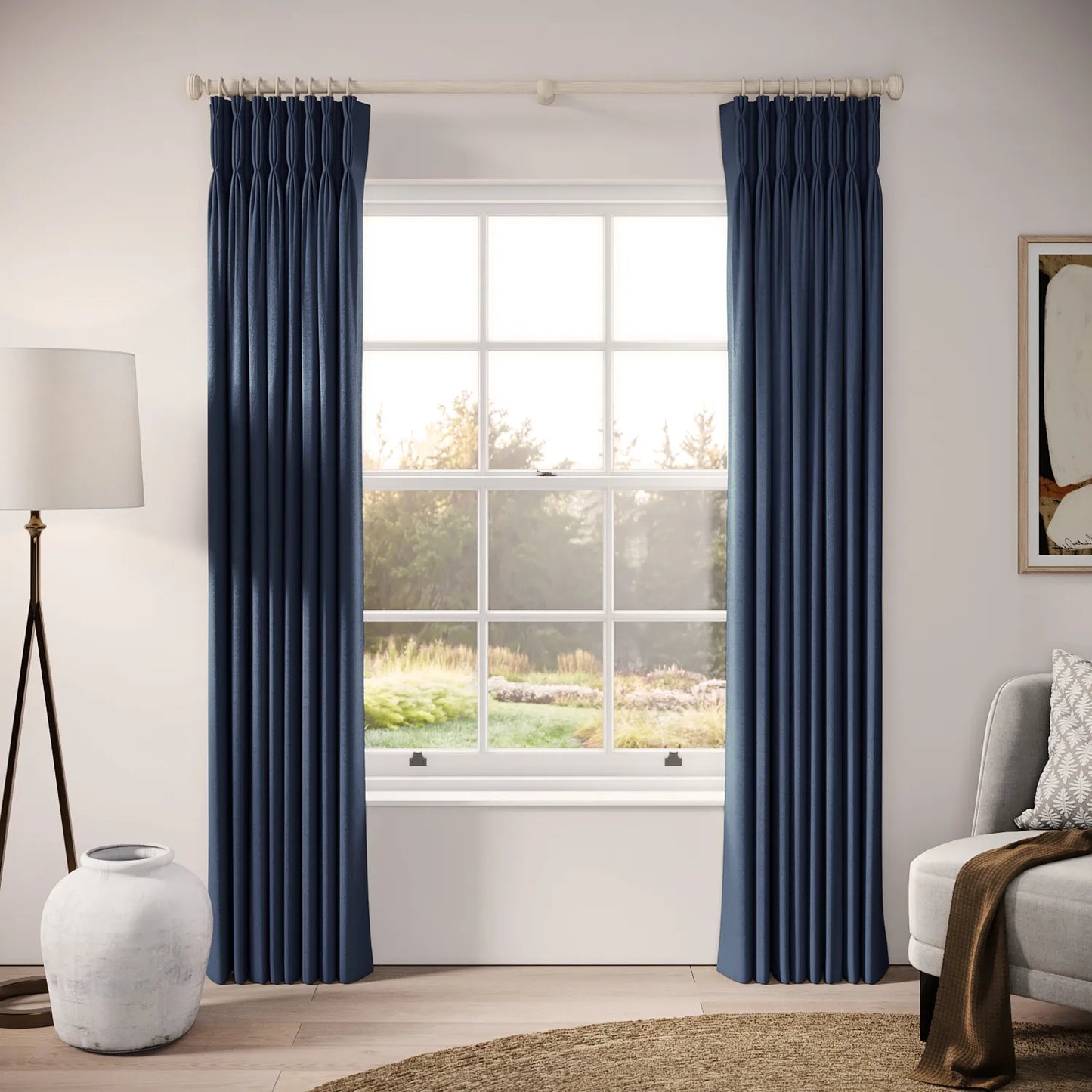 Double Dutch Curtains - Linen Blend - Jolene