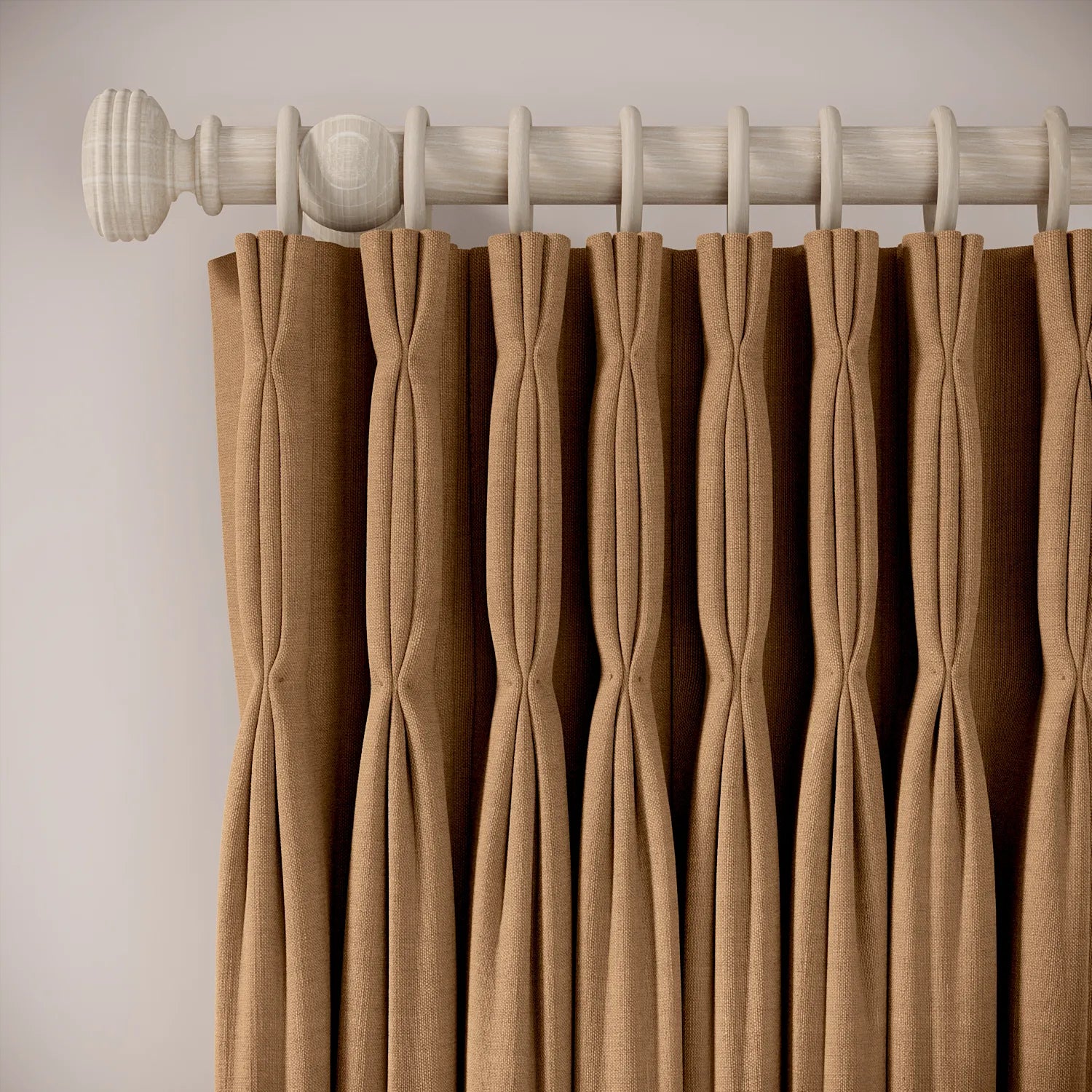 Double Dutch Curtains - Pure Linen - Dust Bunny