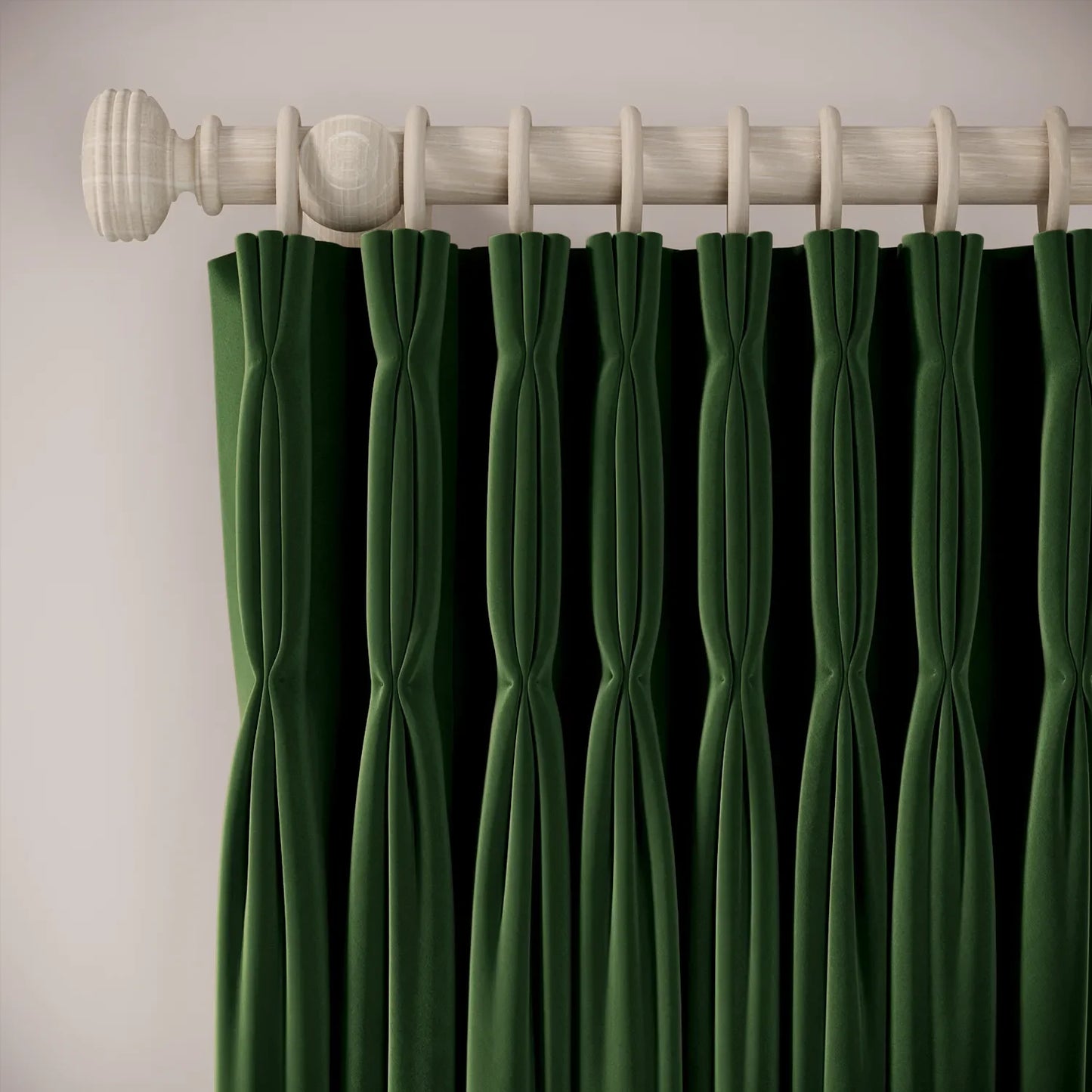 Double Dutch Curtains - Soft Velvet - Billiards