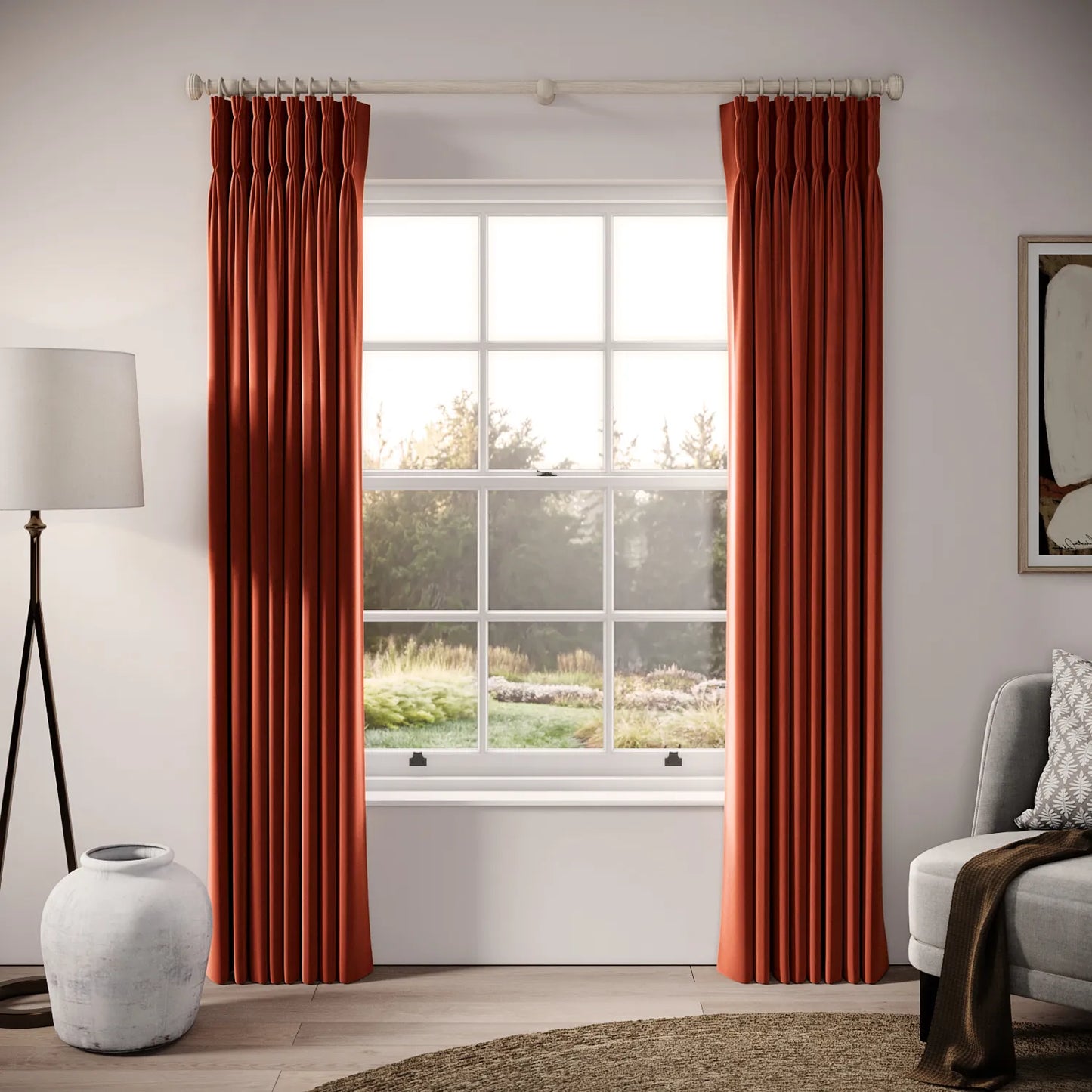Double Dutch Curtains - Soft Velvet - Cookout