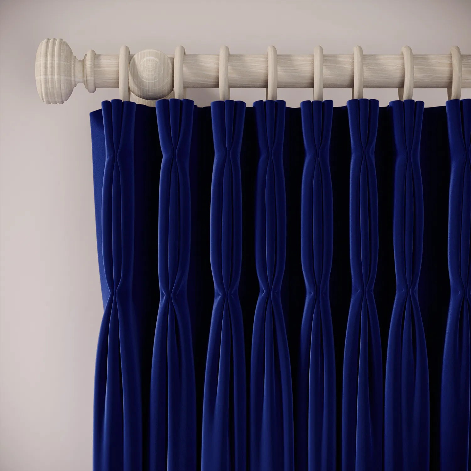 Double Dutch Curtains - Soft Velvet - Darling
