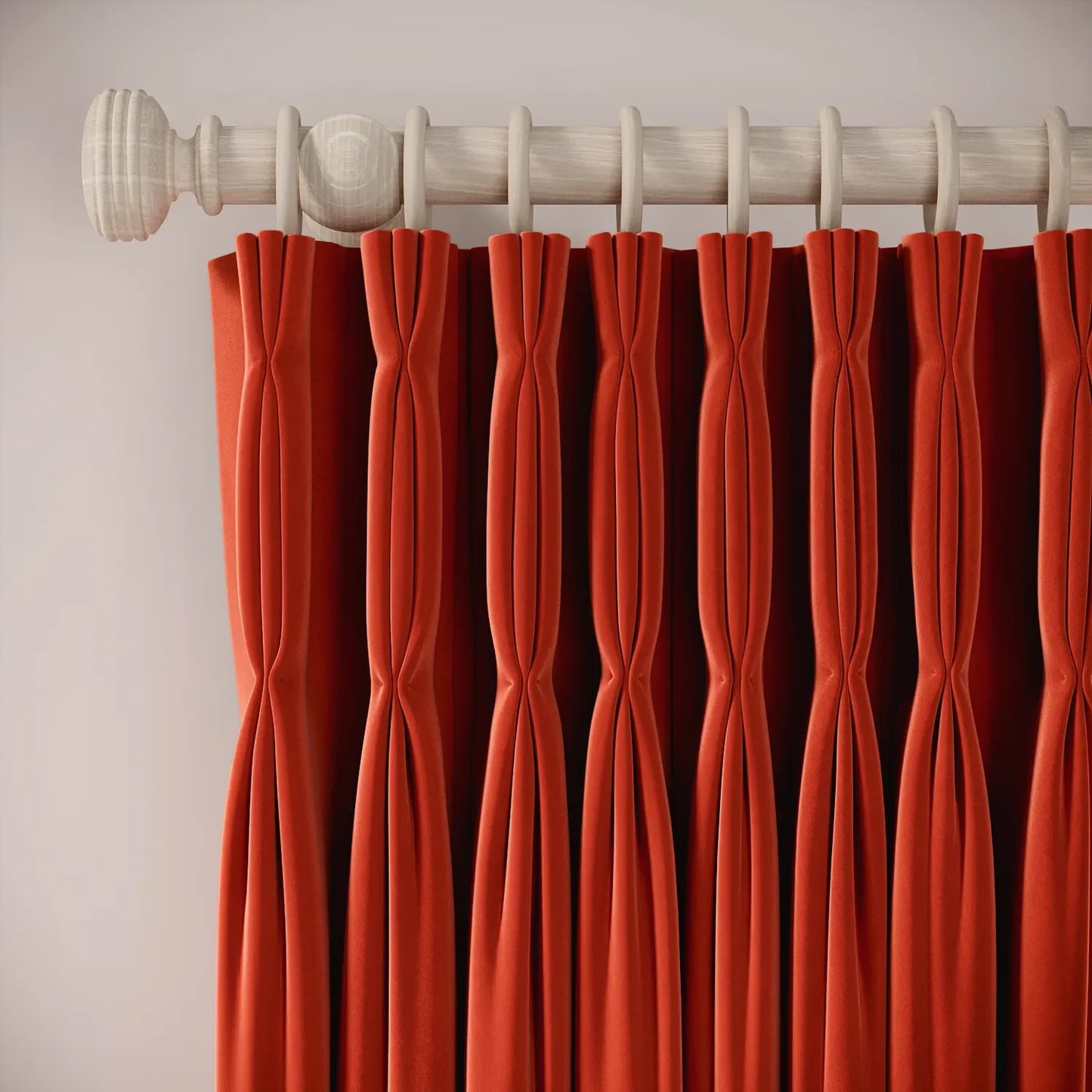 Double Dutch Curtains - Soft Velvet - Logburner