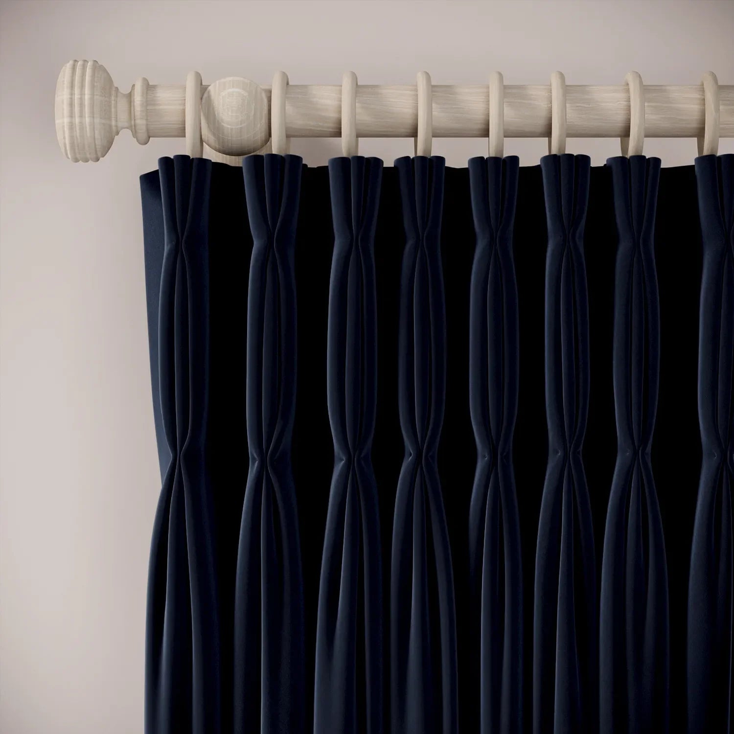 Double Dutch Curtains - Soft Velvet - Nocturne