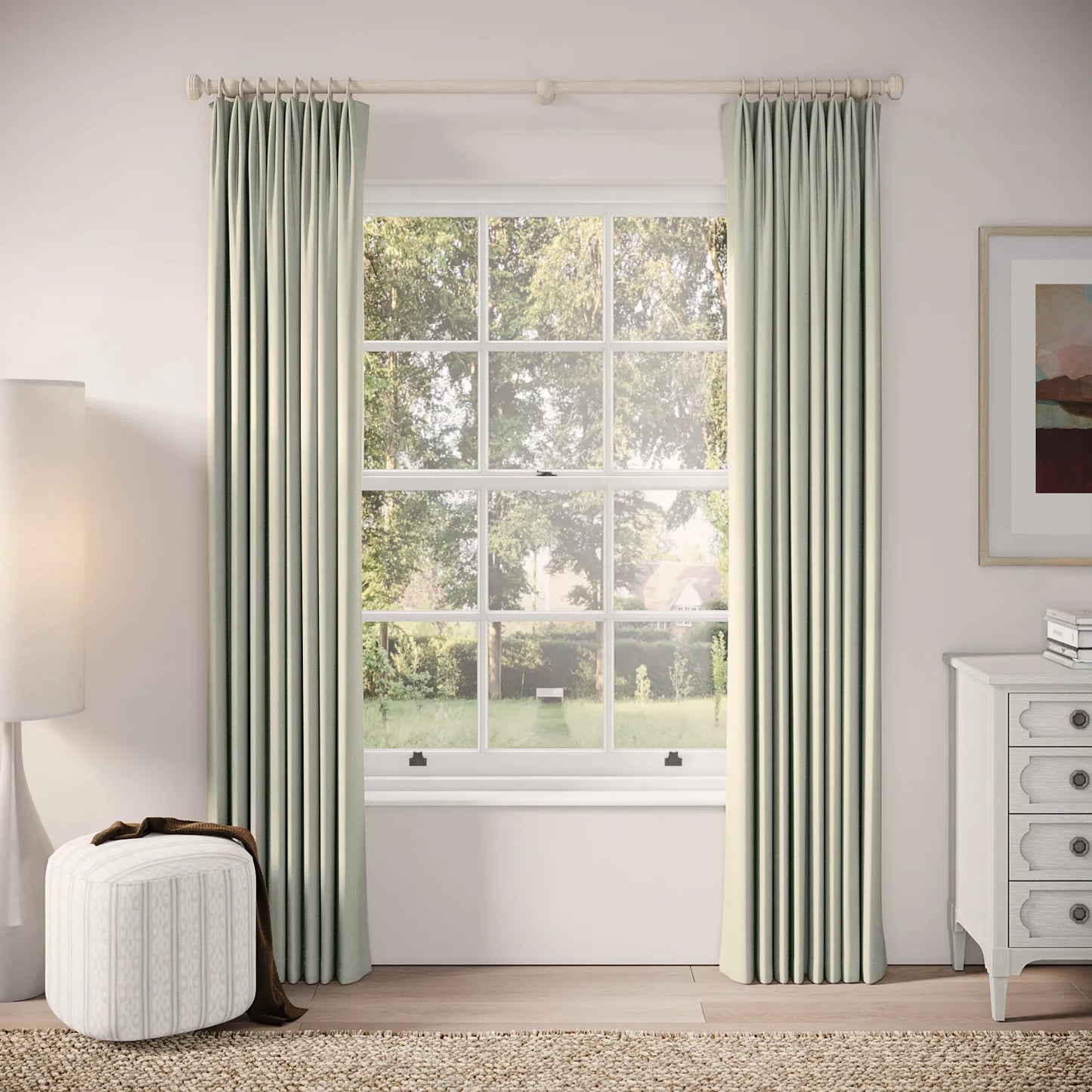 Fido Curtains - Brushed Cotton - Robin's Egg