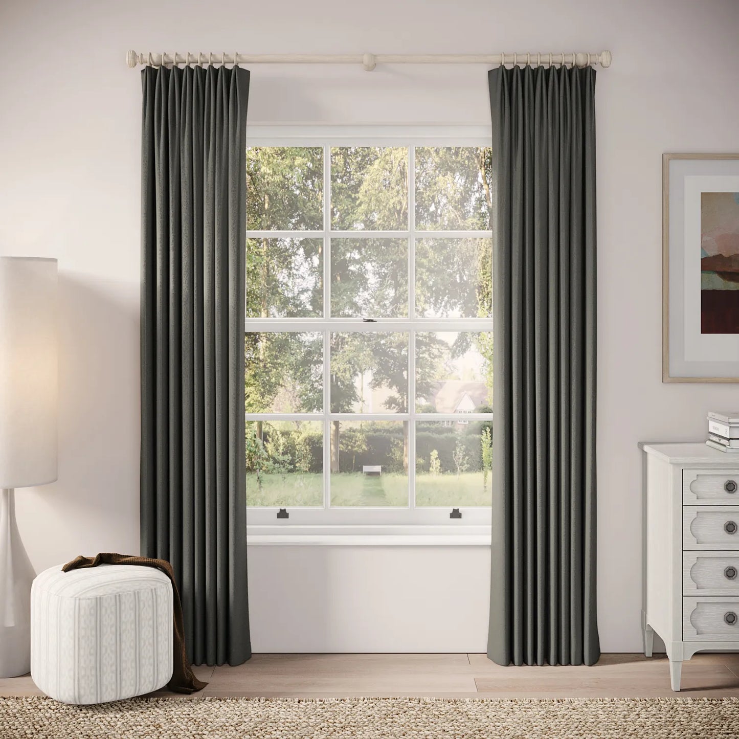 Fido Curtains - Eco Weave - Nimbus