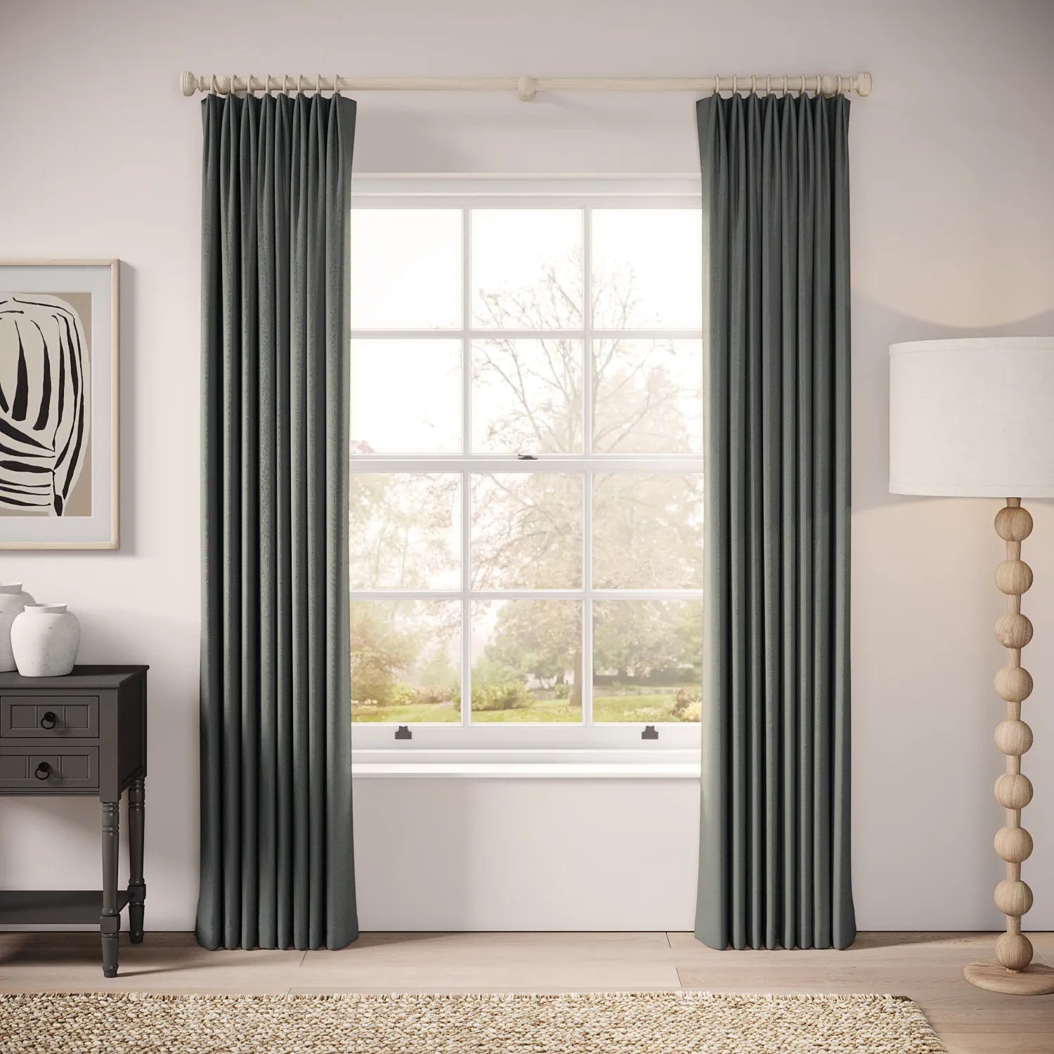 Fido Curtains - Eco Weave - Plunge
