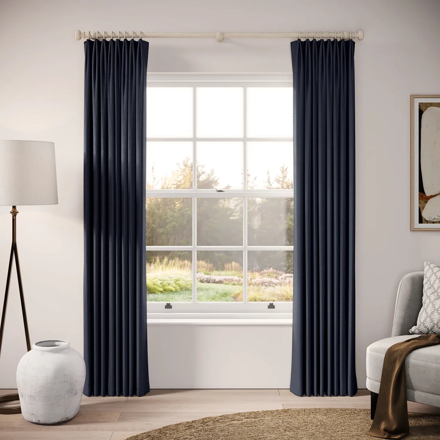 Fido Curtains - Eco Weave - Submarine