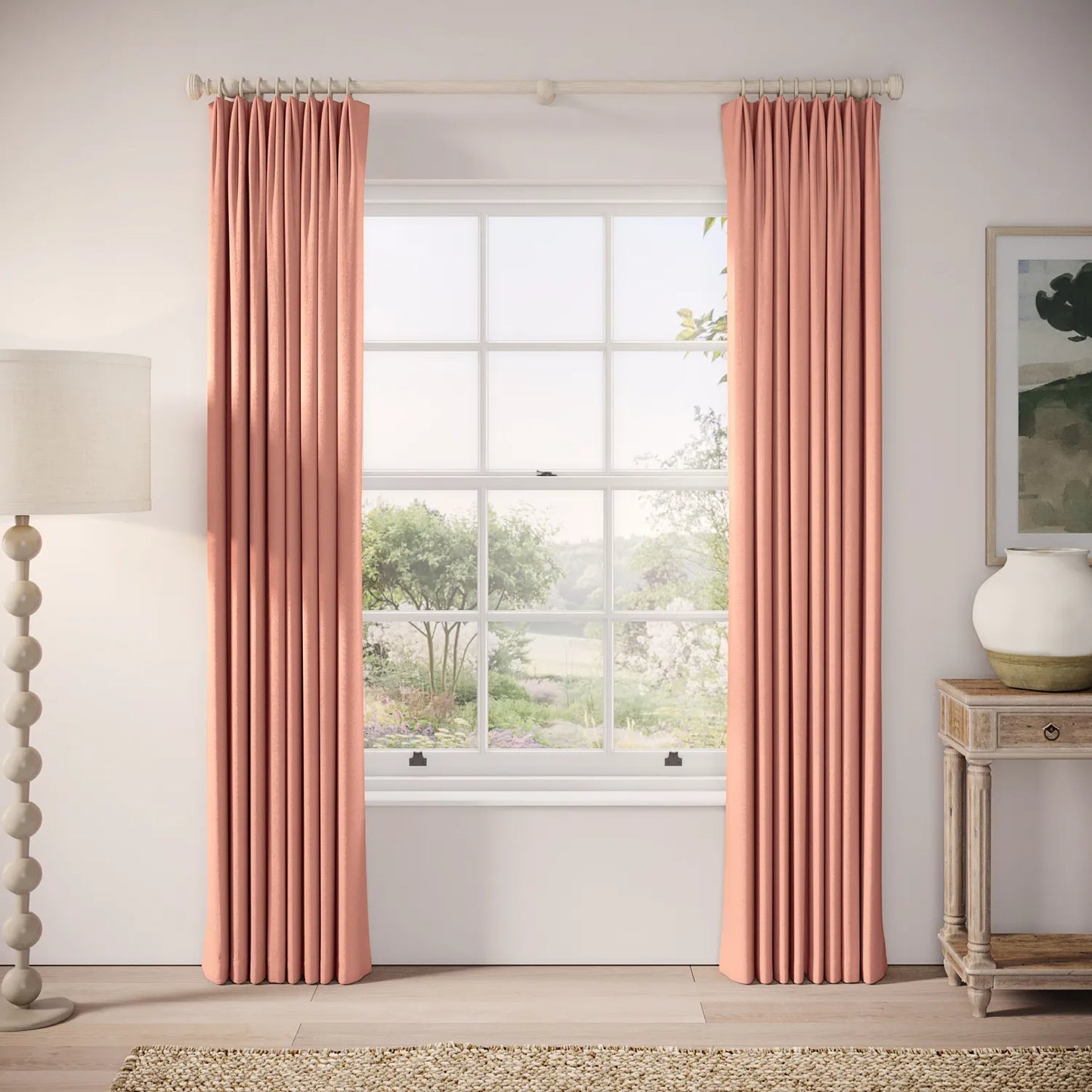 Fido Curtains - Linen Blend - Lollipop