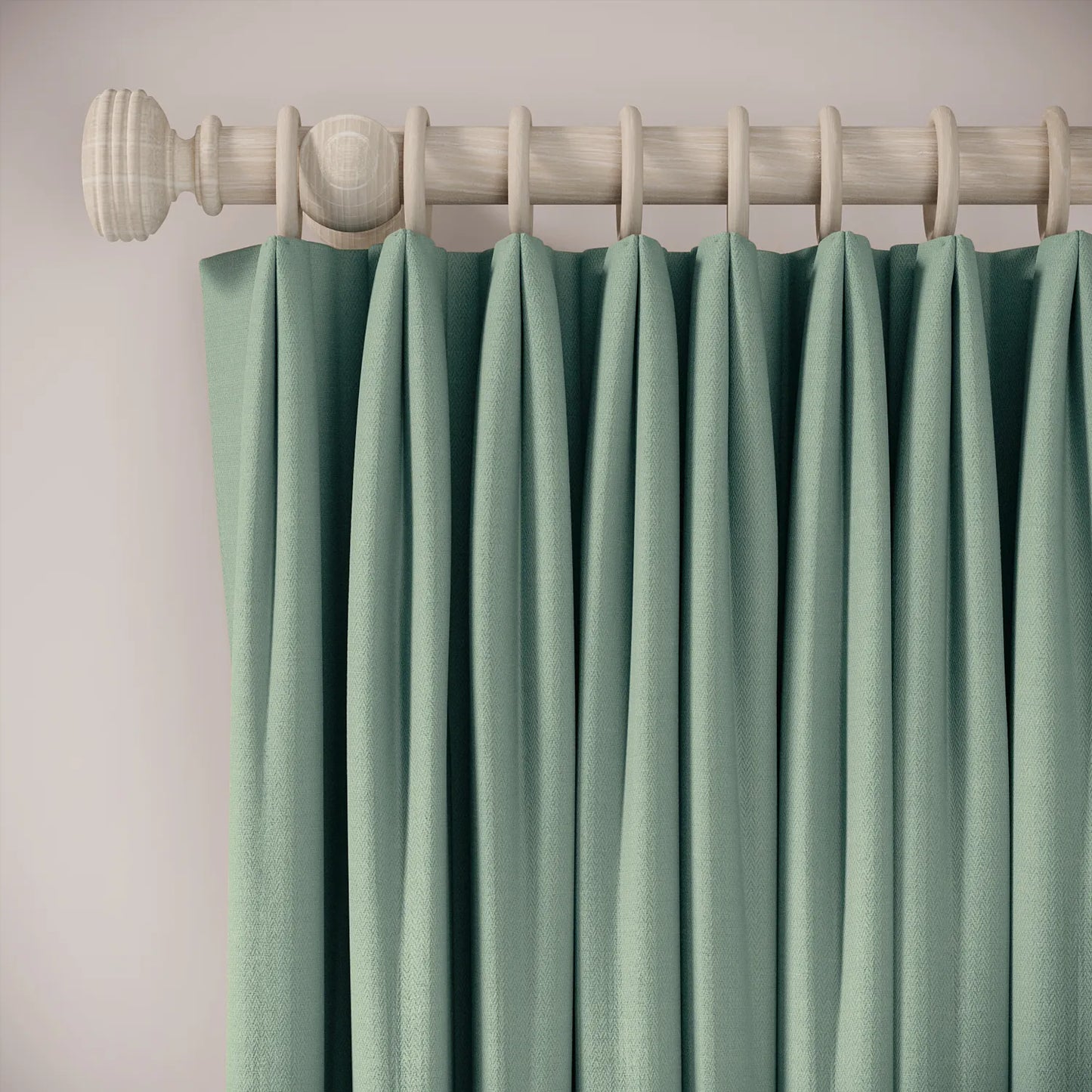 Fido Curtains - Linen Blend - Rockpool
