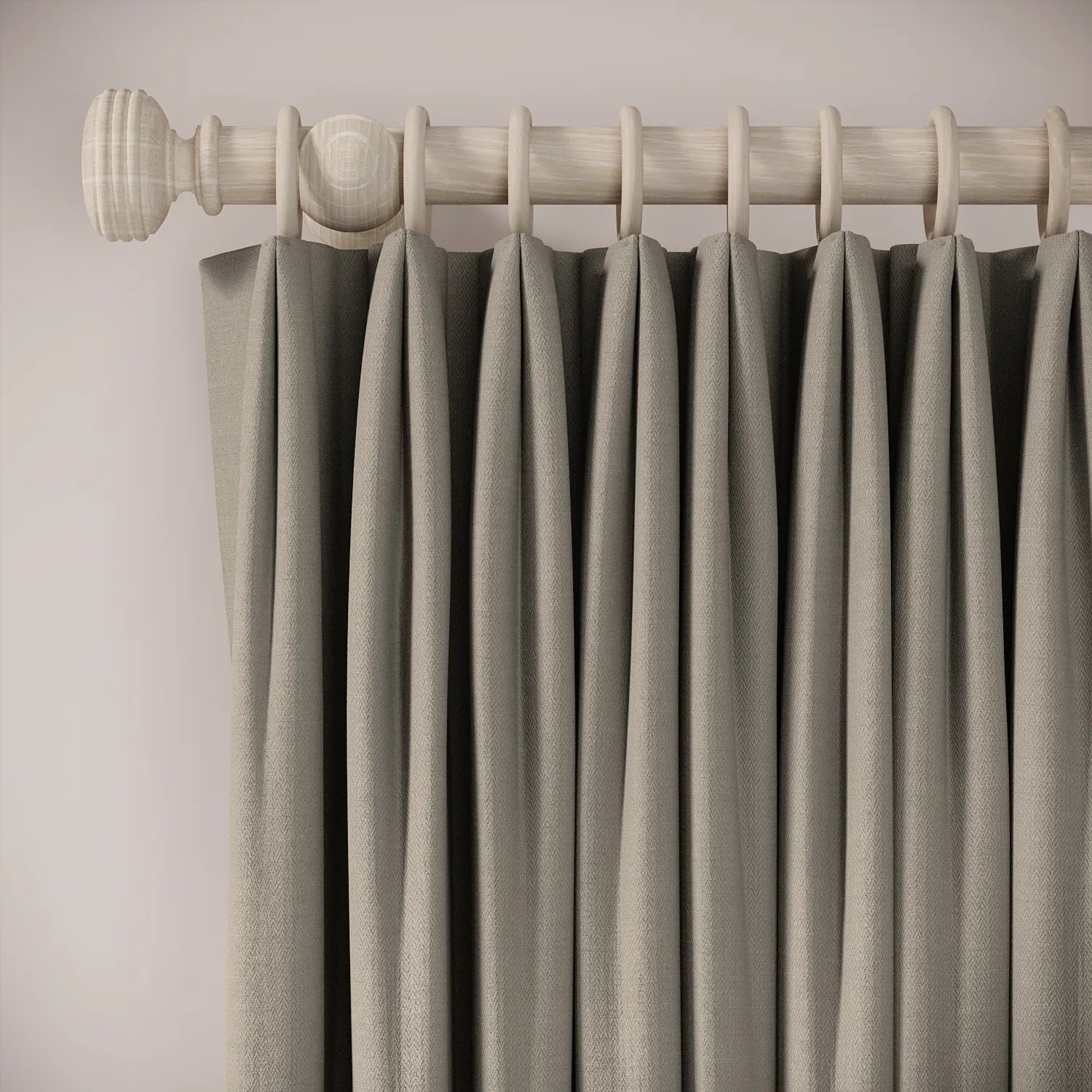 Fido Curtains - Linen Blend - Simmer
