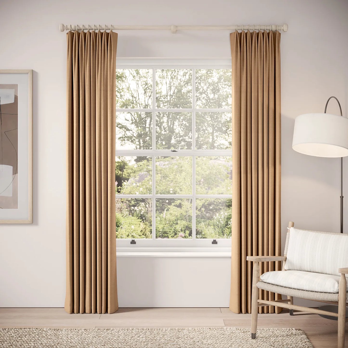 Fido Curtains - Pure Linen - Dust Bunny